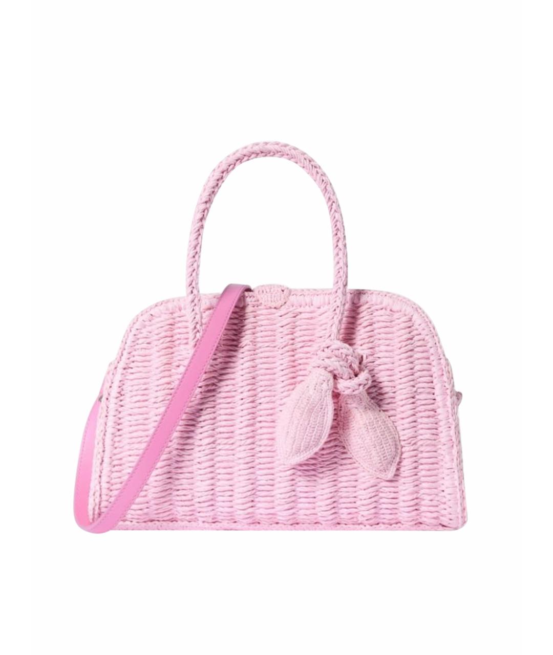 JACQUEMUS Розовая сумка тоут, фото 1