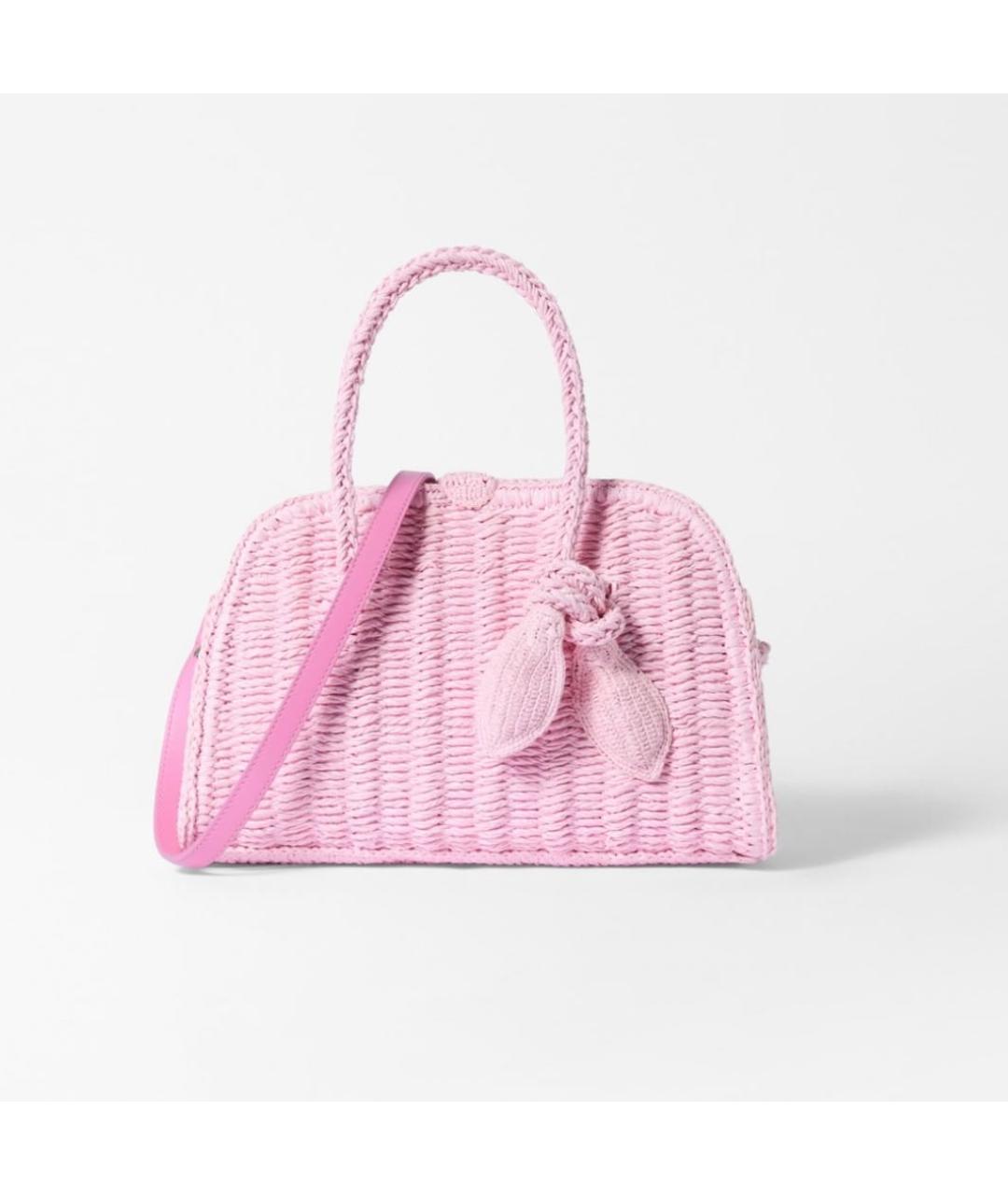 JACQUEMUS Розовая сумка тоут, фото 5