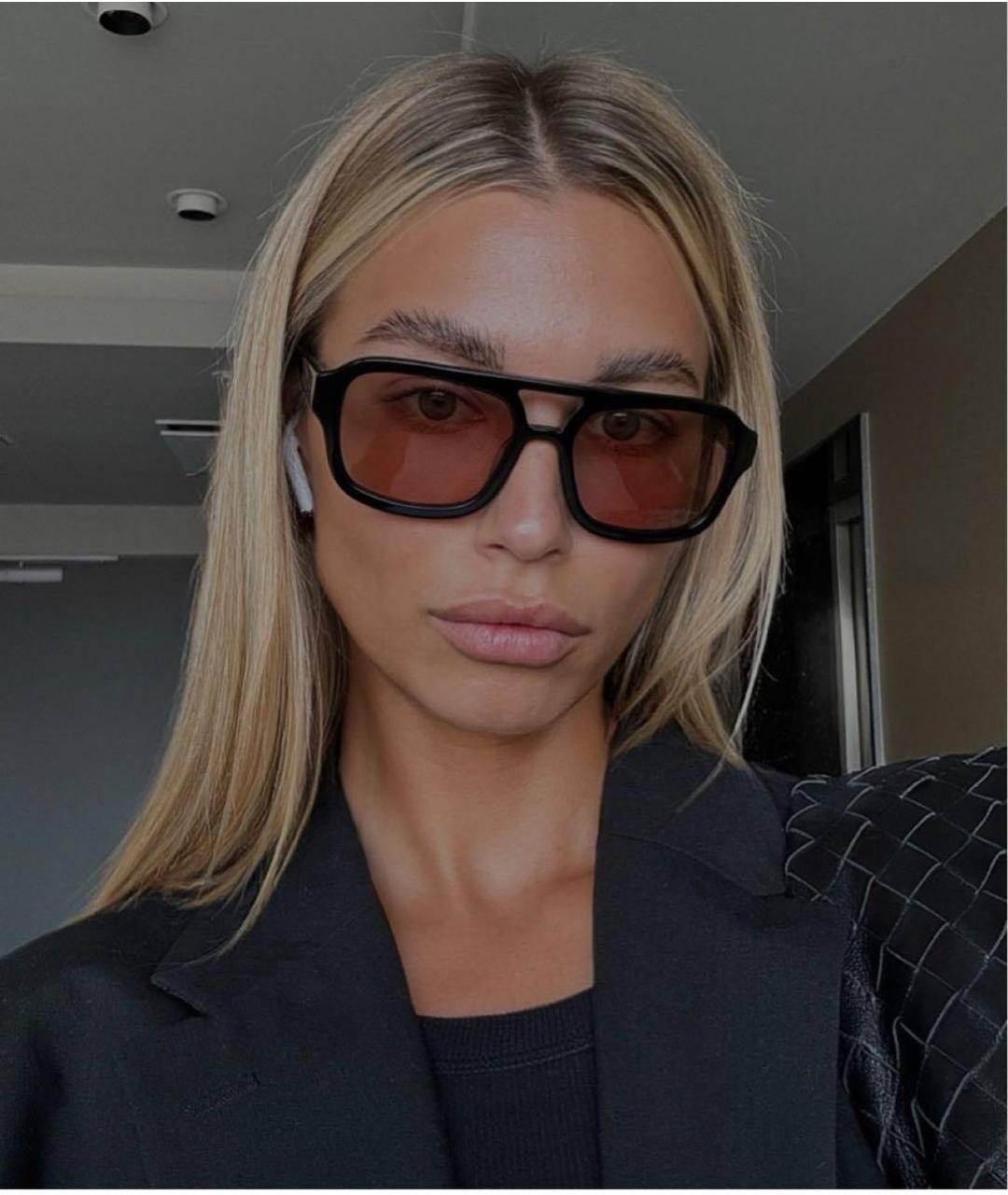 Vehla Черные пластиковые солнцезащитные очки, фото 3