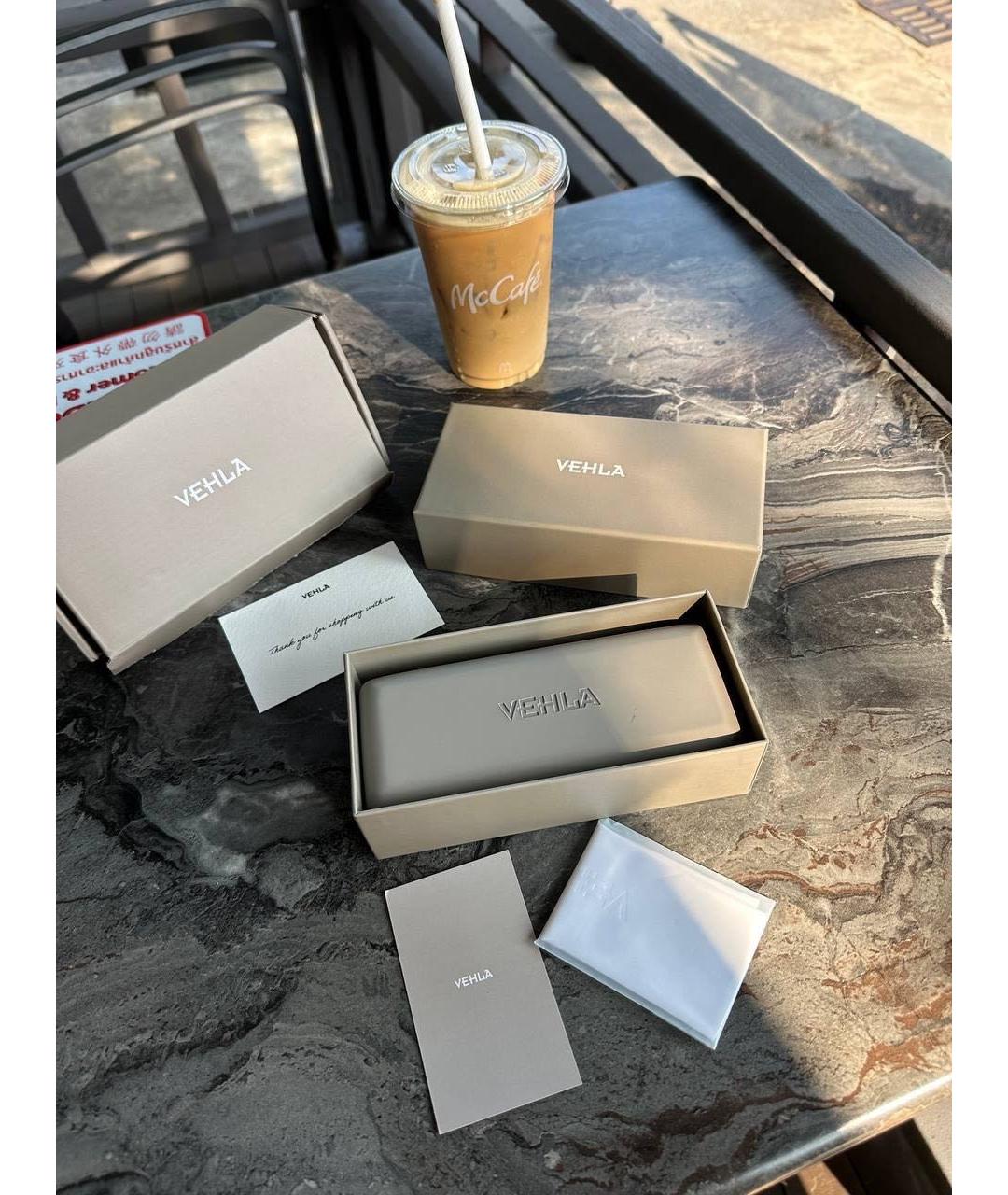 Vehla Черные пластиковые солнцезащитные очки, фото 5