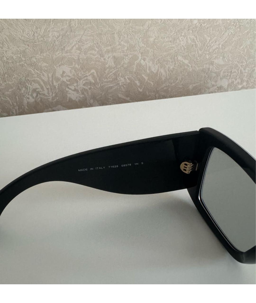 CHANEL Черные пластиковые солнцезащитные очки, фото 5