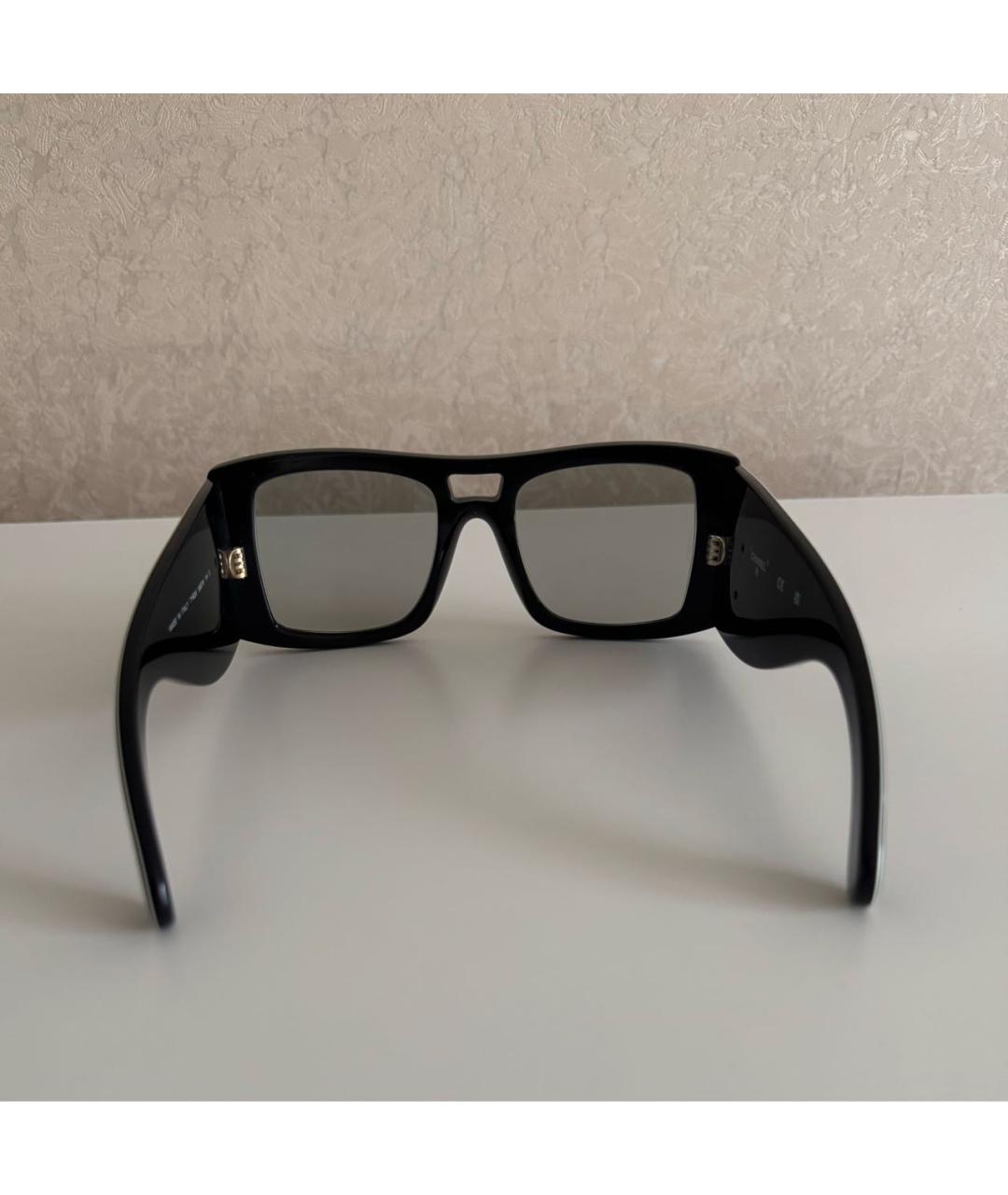 CHANEL Черные пластиковые солнцезащитные очки, фото 4