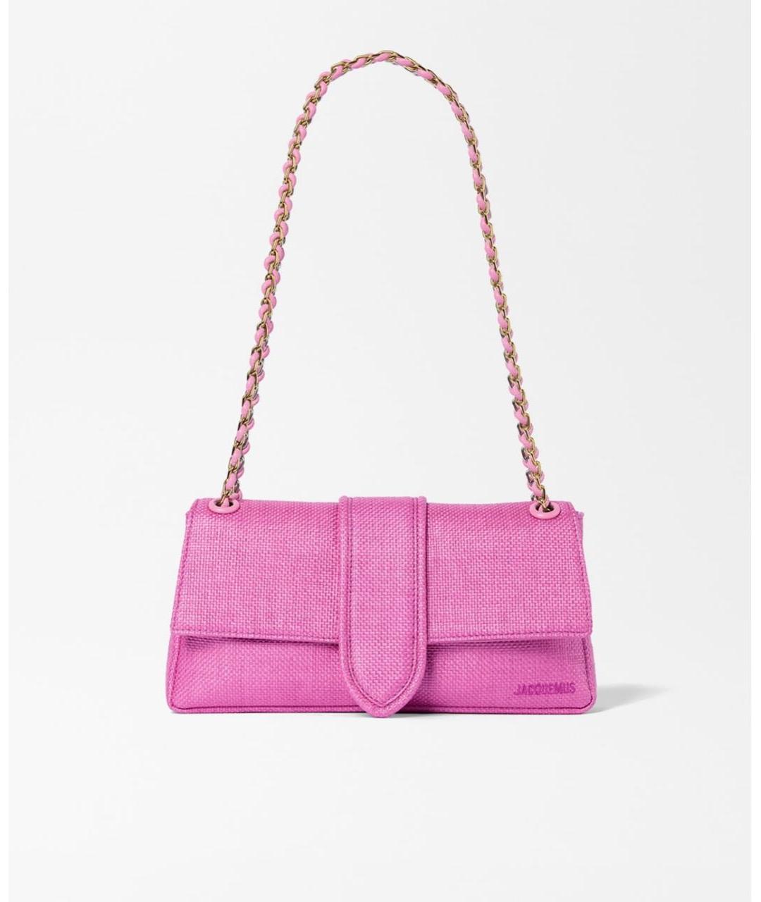 JACQUEMUS Розовая сумка через плечо, фото 4