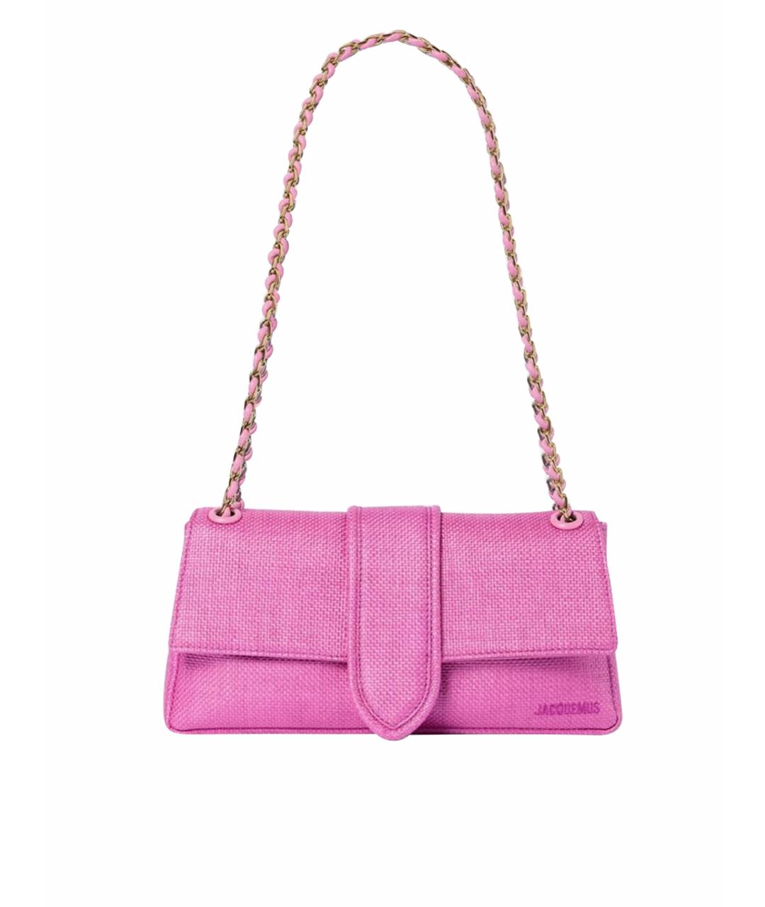 JACQUEMUS Розовая сумка через плечо, фото 1