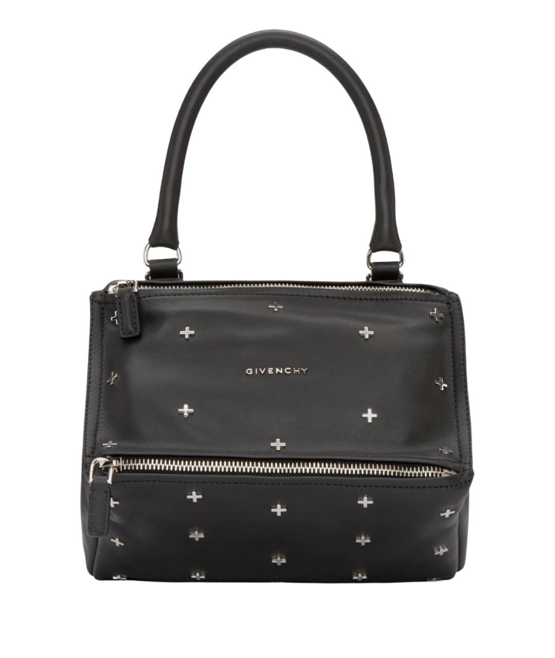 GIVENCHY Черная кожаная сумка тоут, фото 1