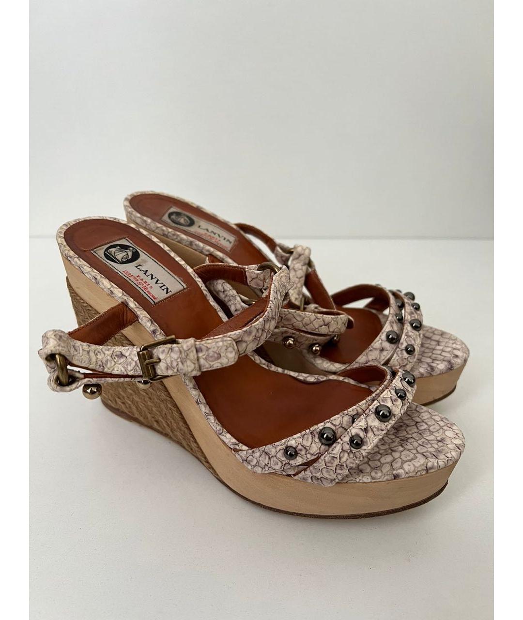 LANVIN Босоножки, фото 9