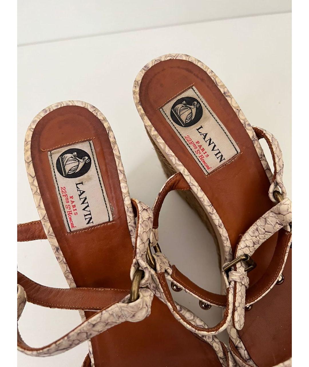 LANVIN Босоножки, фото 3