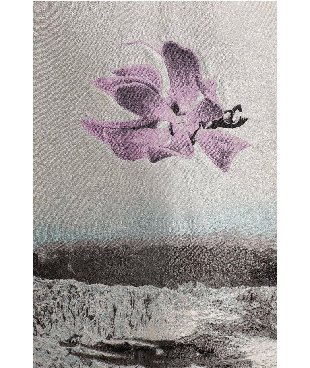 CHRISTIAN DIOR Серая хлопковая футболка, фото 3