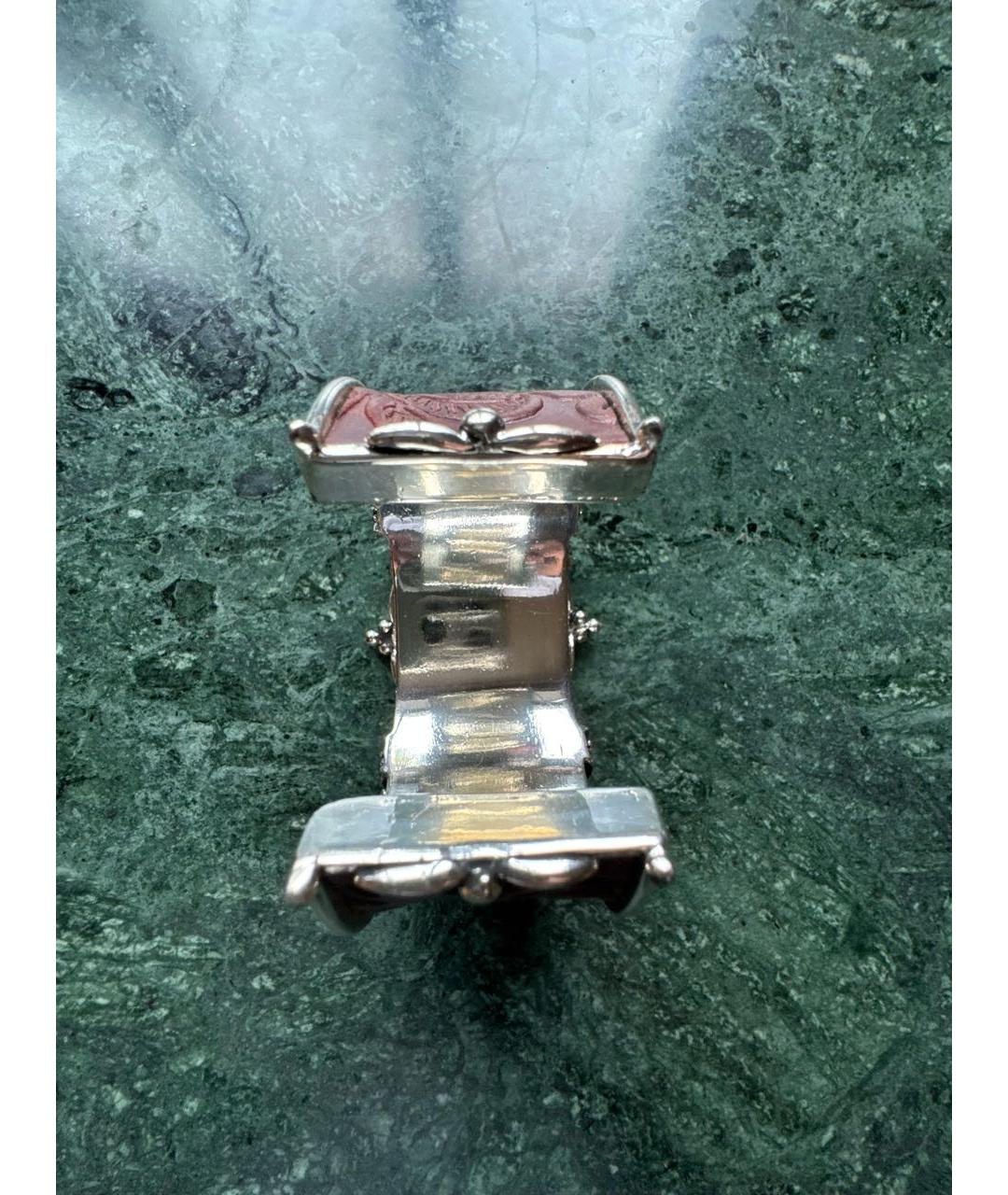 CHRISTIAN DIOR Коричневый кожаный браслет, фото 6