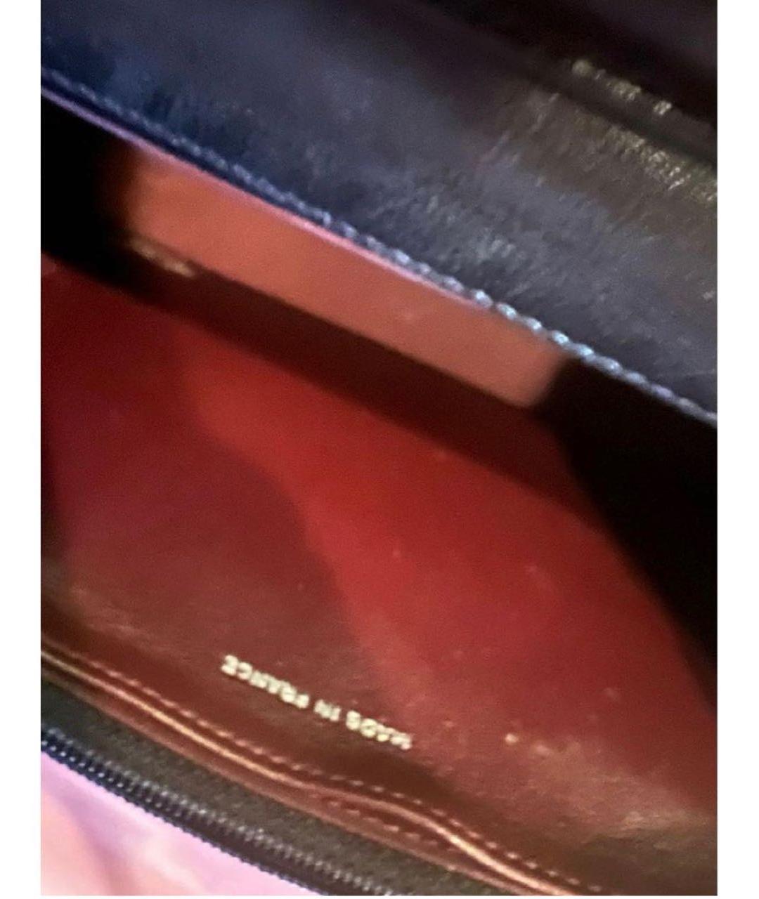 CHANEL Черная кожаная сумка через плечо, фото 2