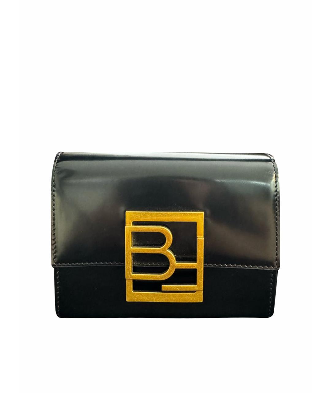 BY FAR Черная кожаная сумка через плечо, фото 1