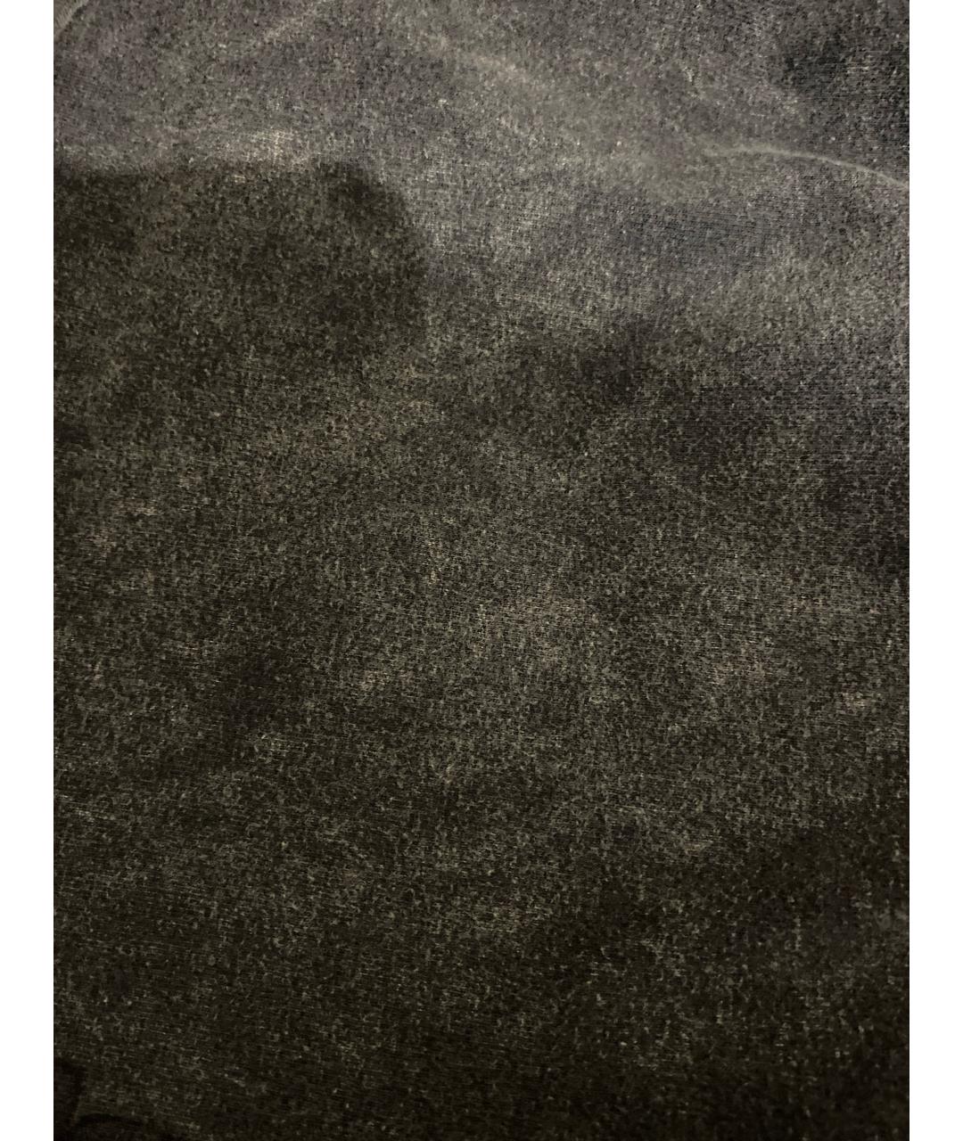 MAISON MIHARA YASUHIRO Серая хлопковая футболка, фото 3