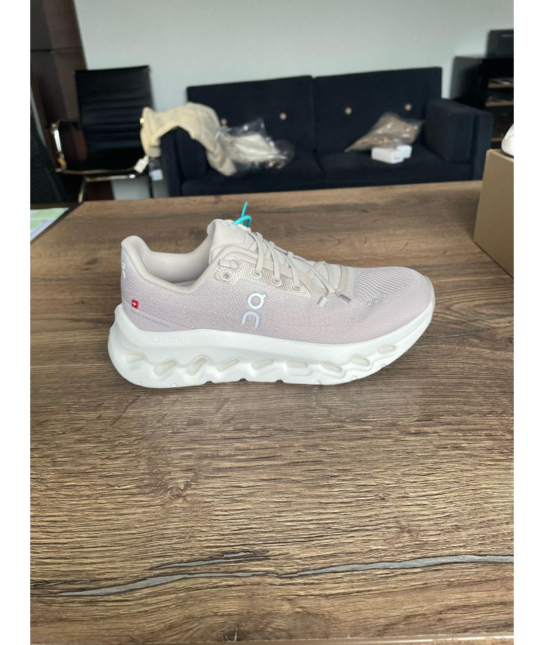 ON Розовые текстильные кроссовки, фото 5