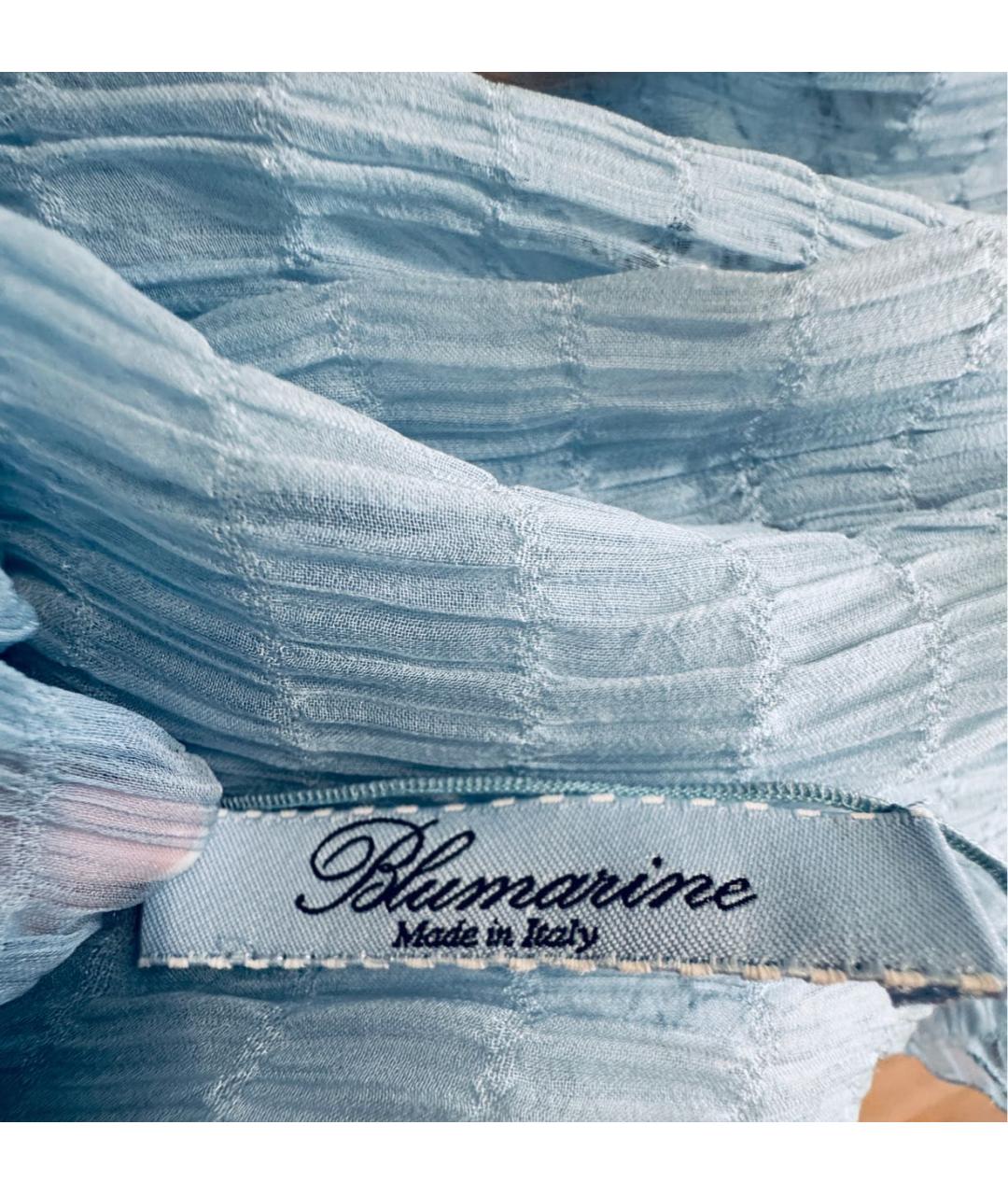 BLUMARINE Голубой шарф, фото 2