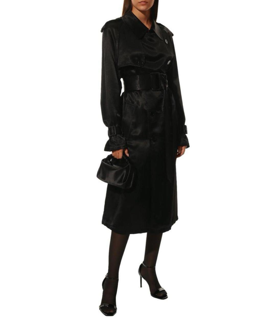 BALENCIAGA Черный тренч/плащ, фото 2