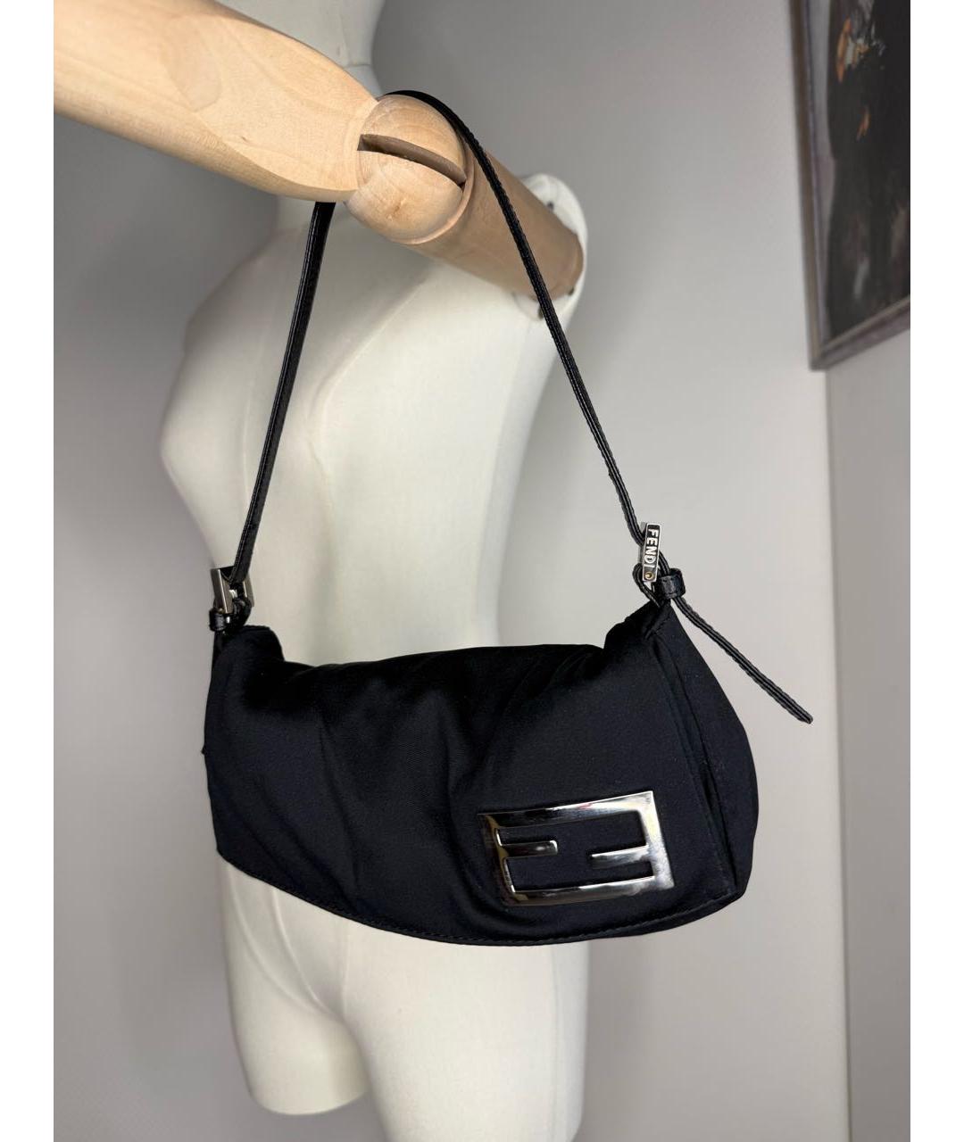 FENDI Черная сумка через плечо, фото 5