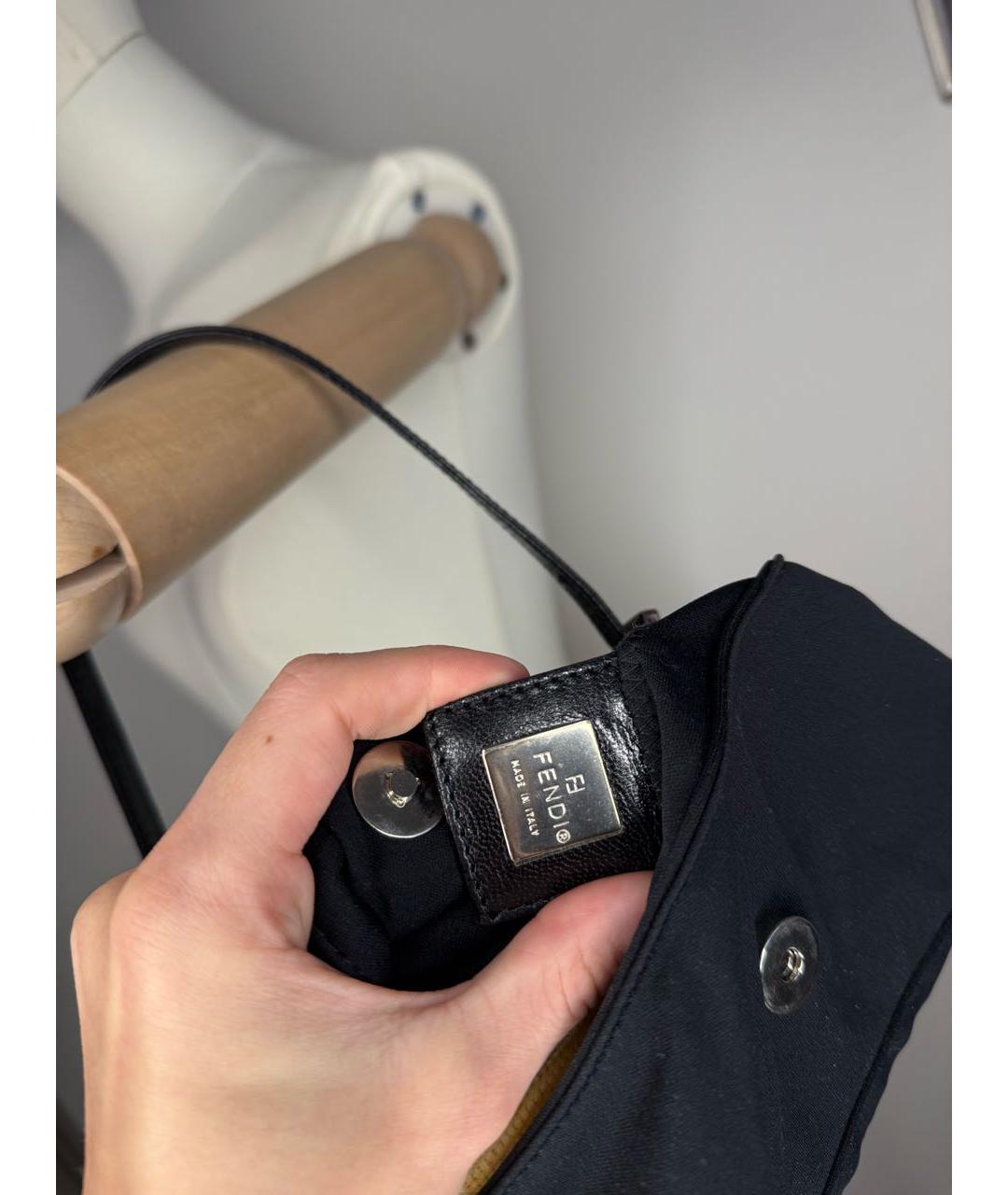 FENDI Черная сумка через плечо, фото 7