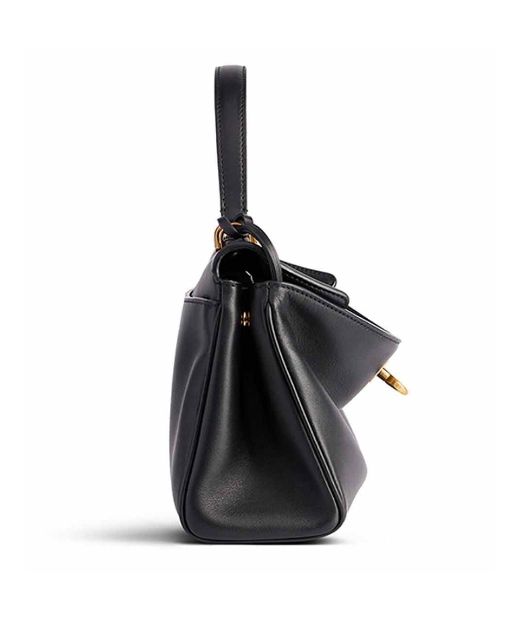 BALENCIAGA Черная кожаная сумка с короткими ручками, фото 5