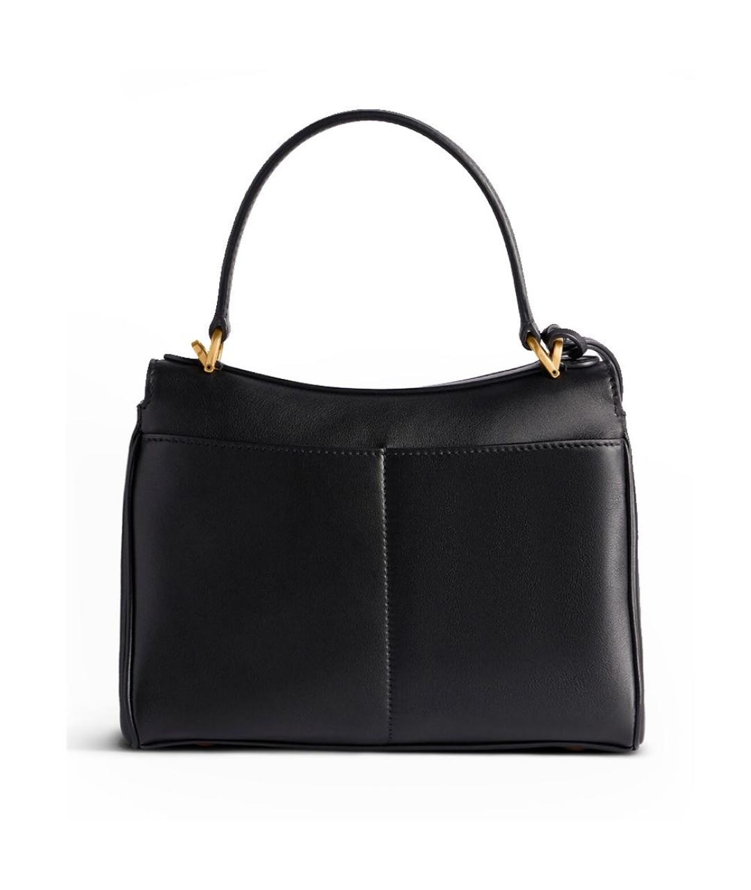 BALENCIAGA Черная кожаная сумка с короткими ручками, фото 3