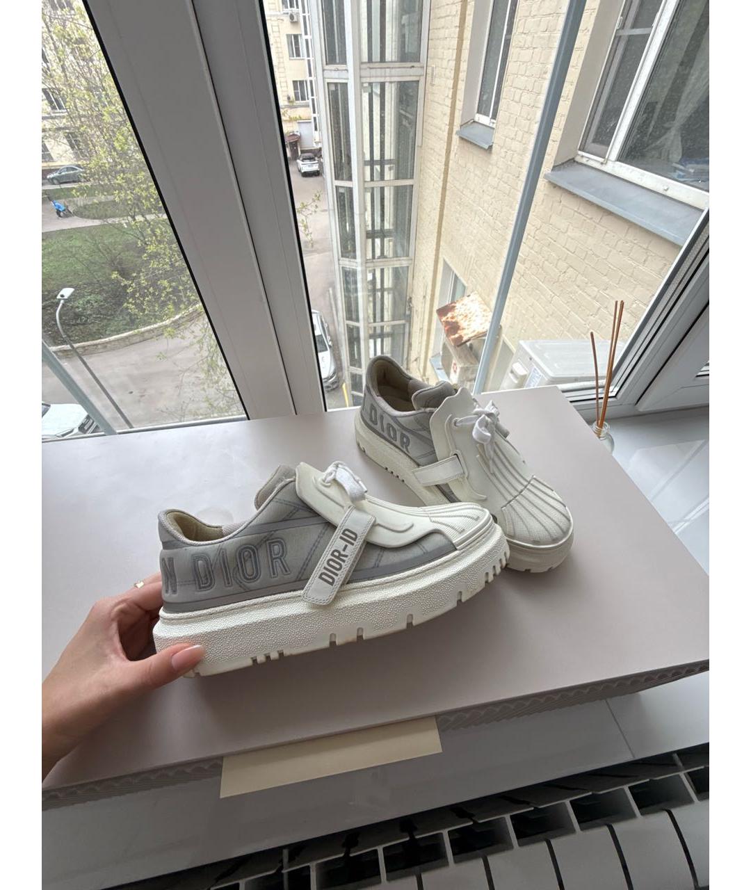 CHRISTIAN DIOR Белые кроссовки, фото 6