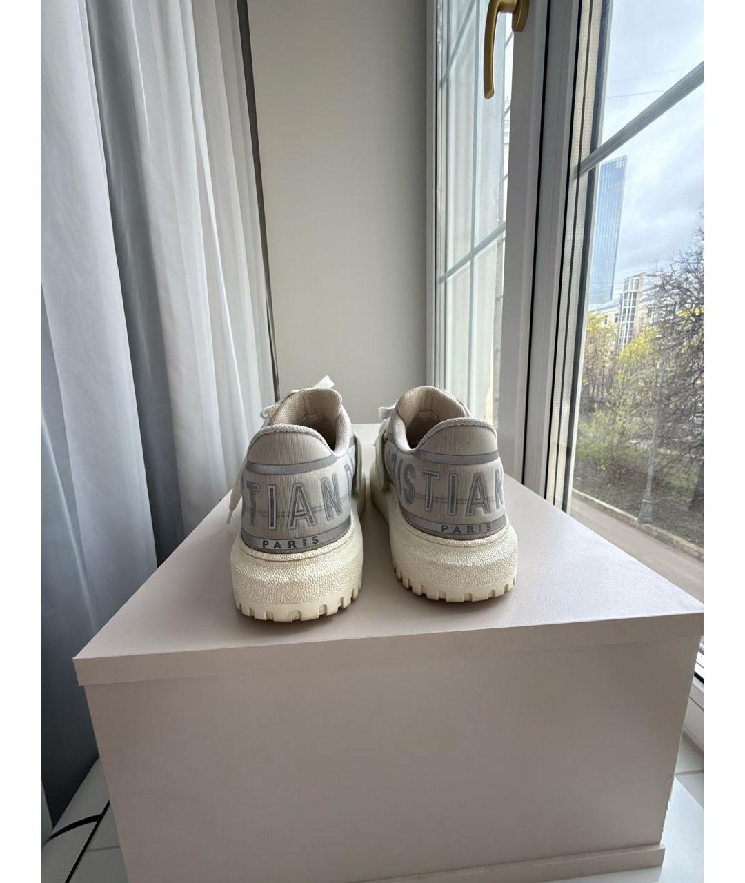 CHRISTIAN DIOR Белые кроссовки, фото 4