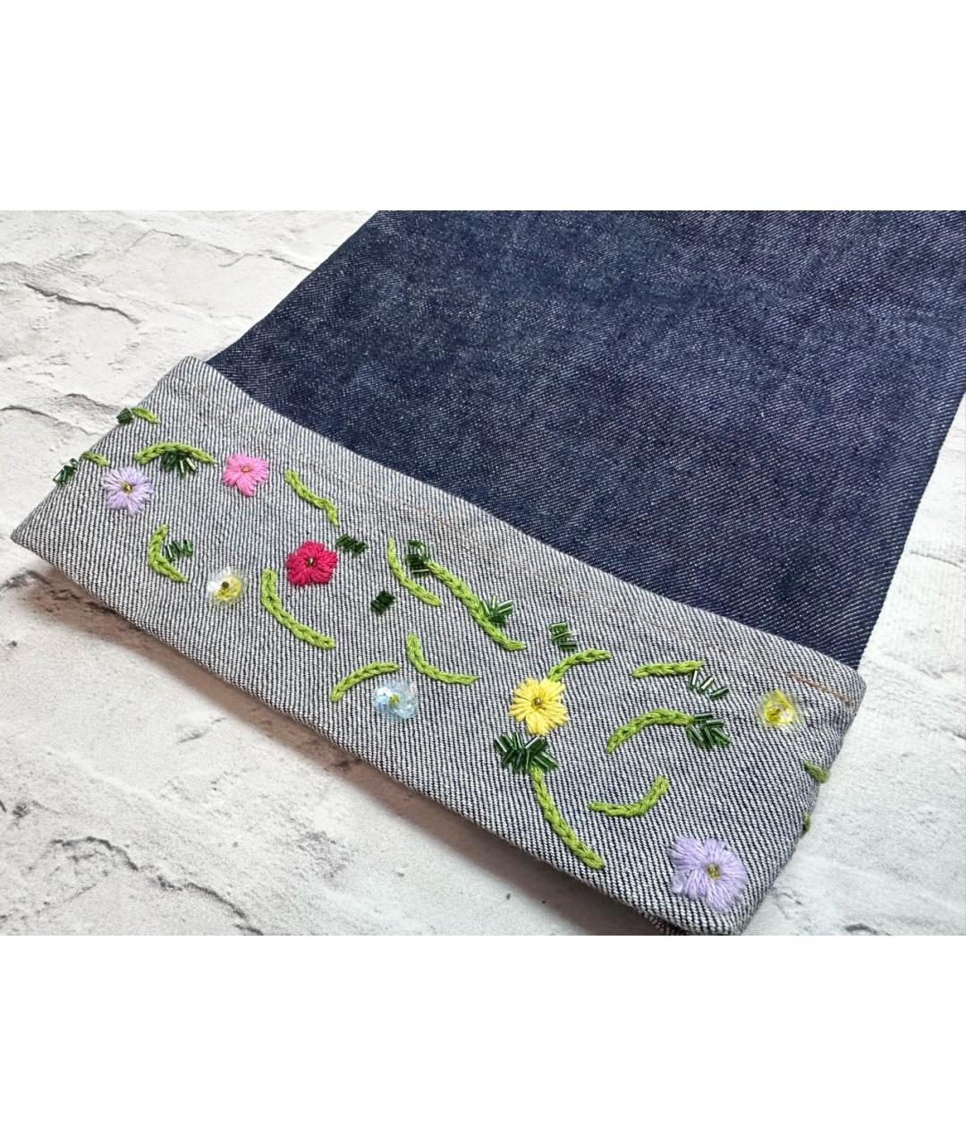 DOLCE&GABBANA Темно-синие хлопковые капри, фото 5