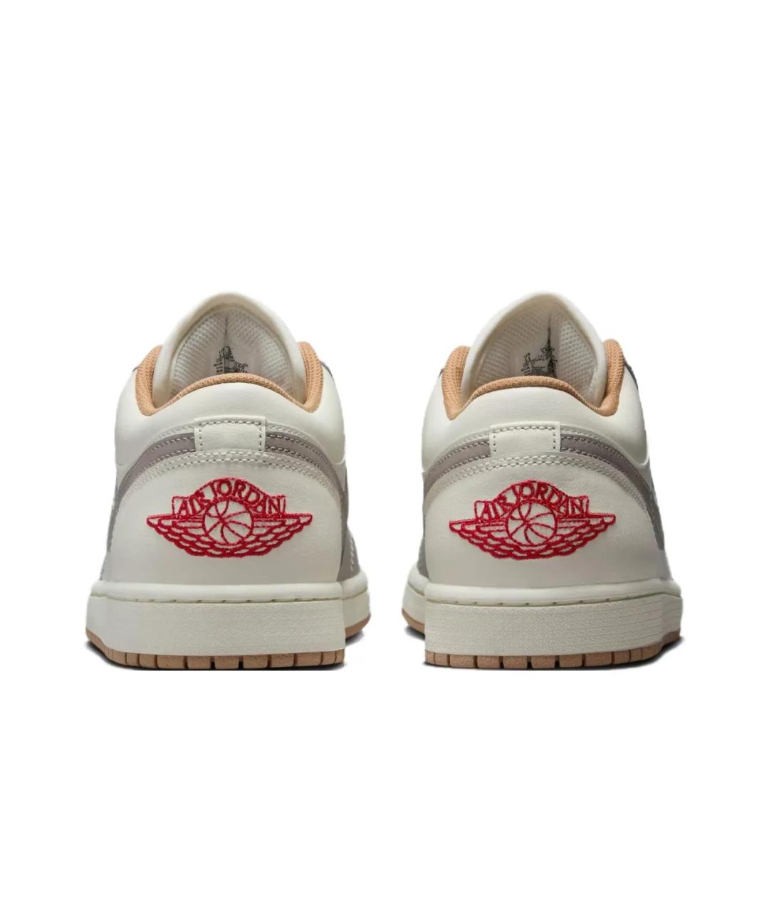 NIKE Серые кожаные низкие кроссовки / кеды, фото 4