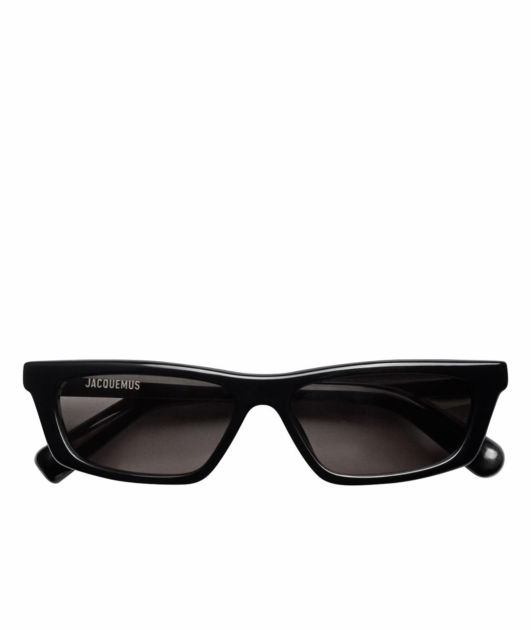 JACQUEMUS Черные солнцезащитные очки, фото 1