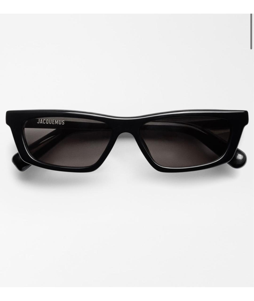JACQUEMUS Черные солнцезащитные очки, фото 4
