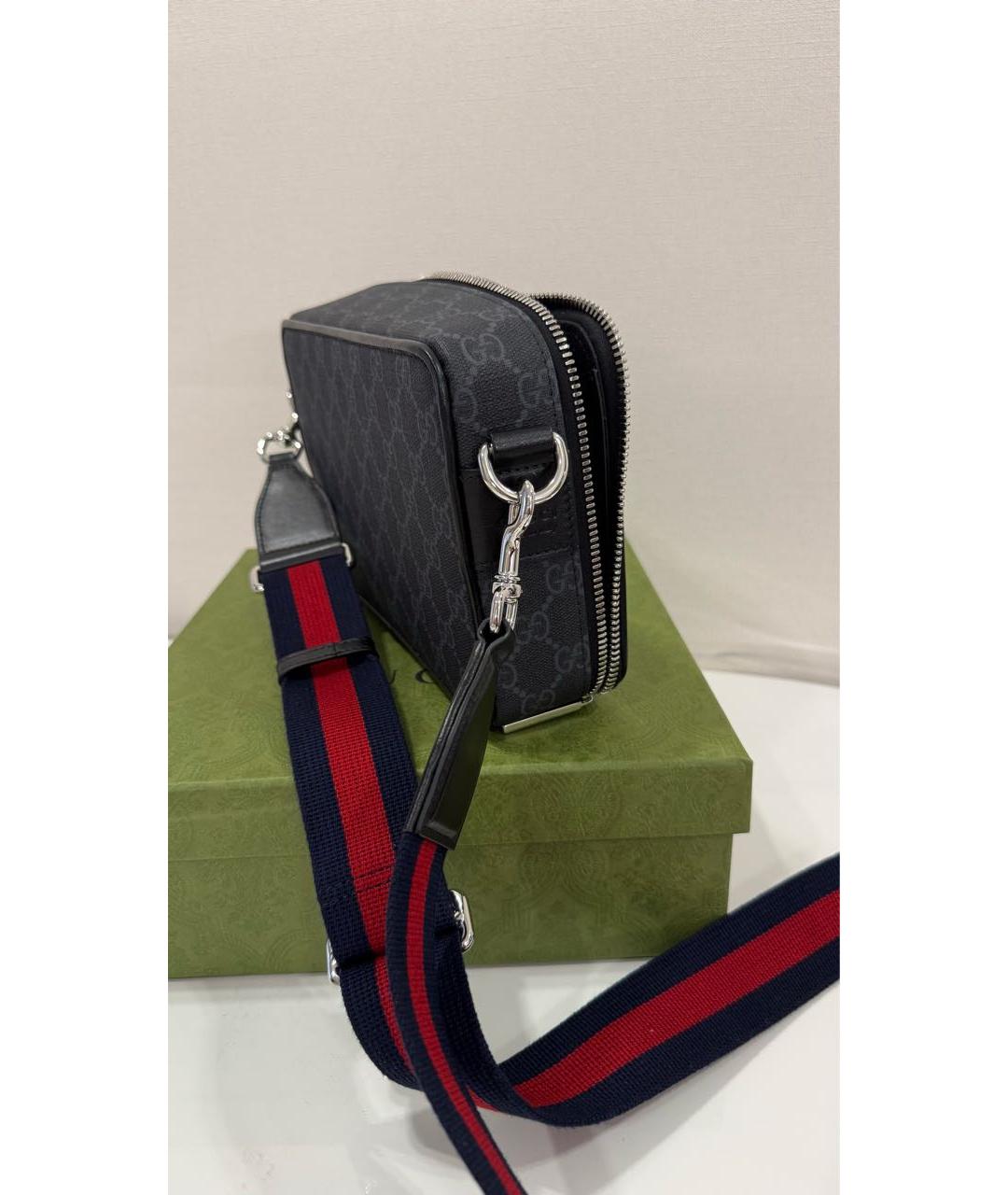 GUCCI Черная сумка на плечо, фото 3