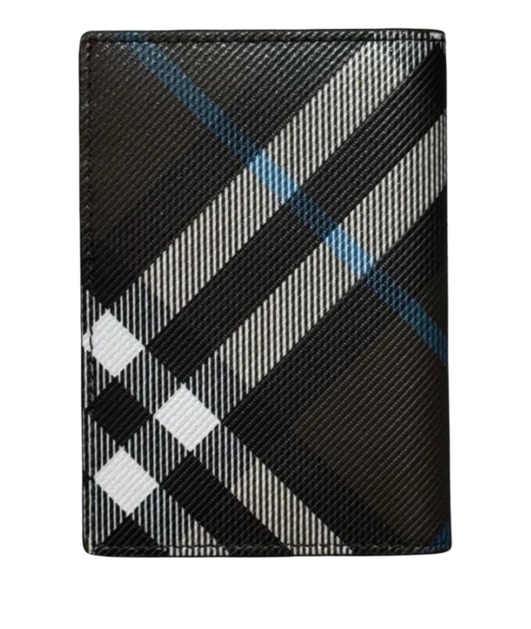 BURBERRY Коричневый кожаный кардхолдер, фото 1