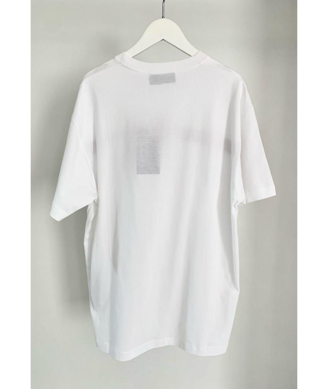 GUCCI Белая хлопковая футболка, фото 2
