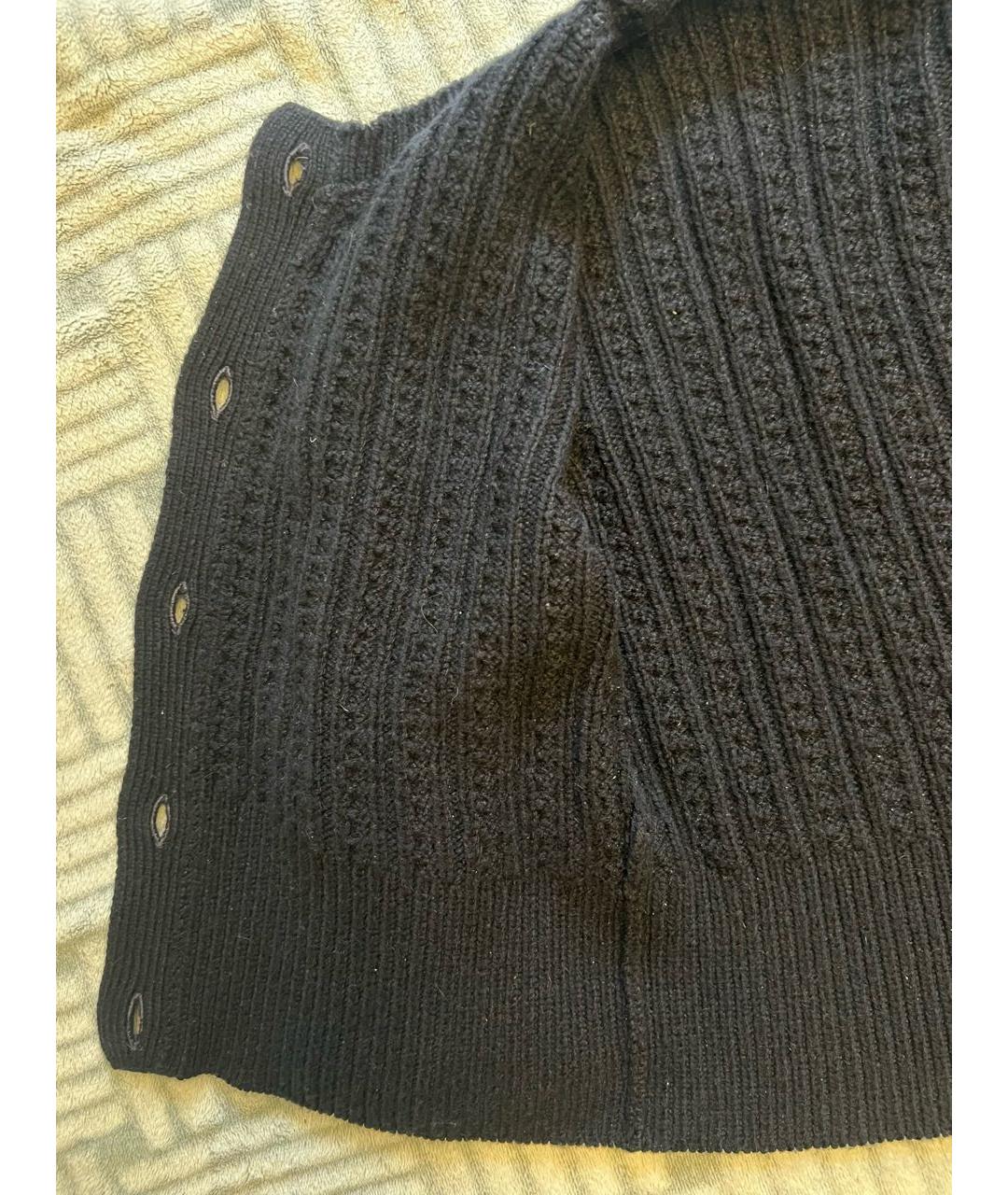 CELINE Темно-синий кашемировый кардиган, фото 5