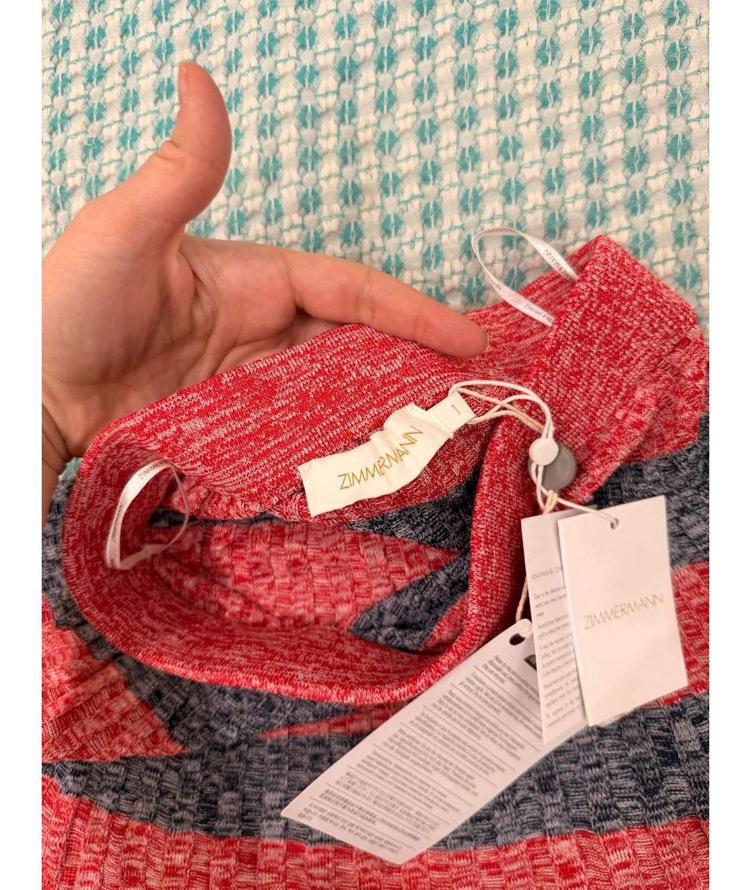 ZIMMERMANN Мульти вискозная юбка миди, фото 5