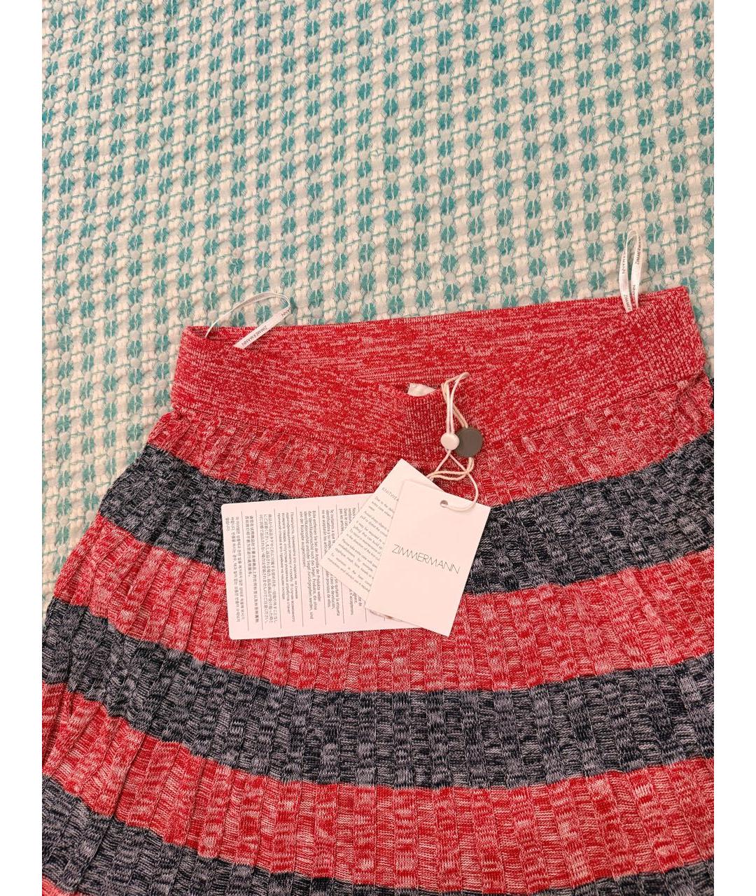 ZIMMERMANN Мульти вискозная юбка миди, фото 3