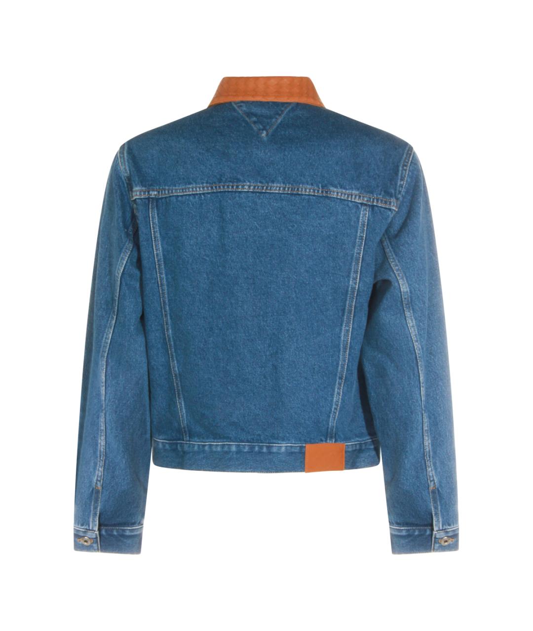 BOTTEGA VENETA Синяя хлопковая куртка, фото 2