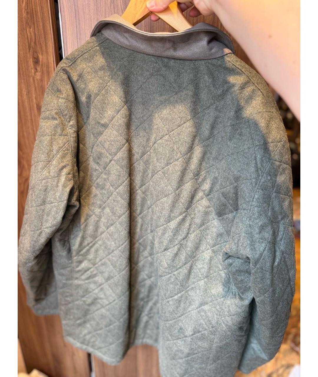LORO PIANA Серая кашемировая куртка, фото 2