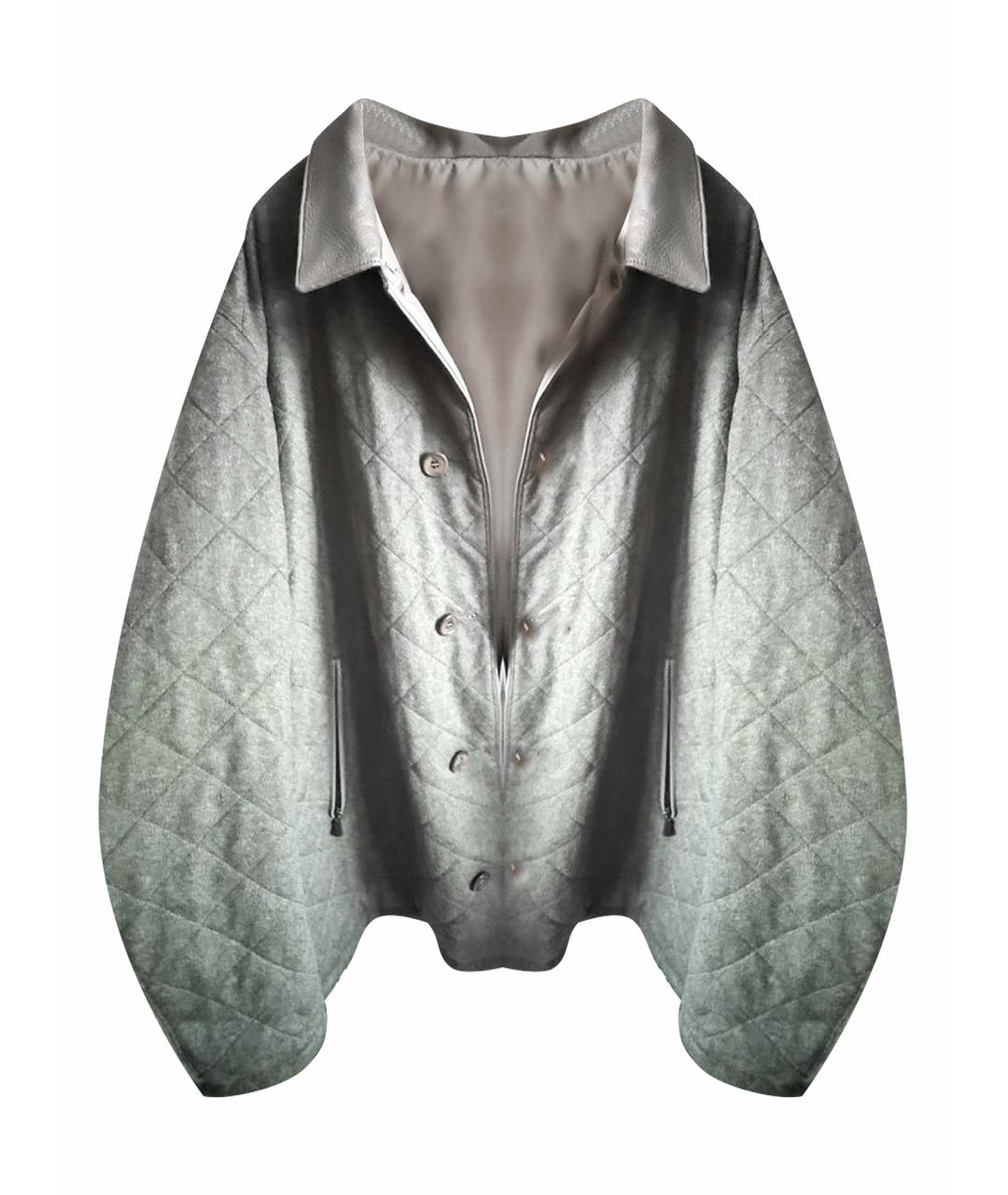 LORO PIANA Серая кашемировая куртка, фото 1