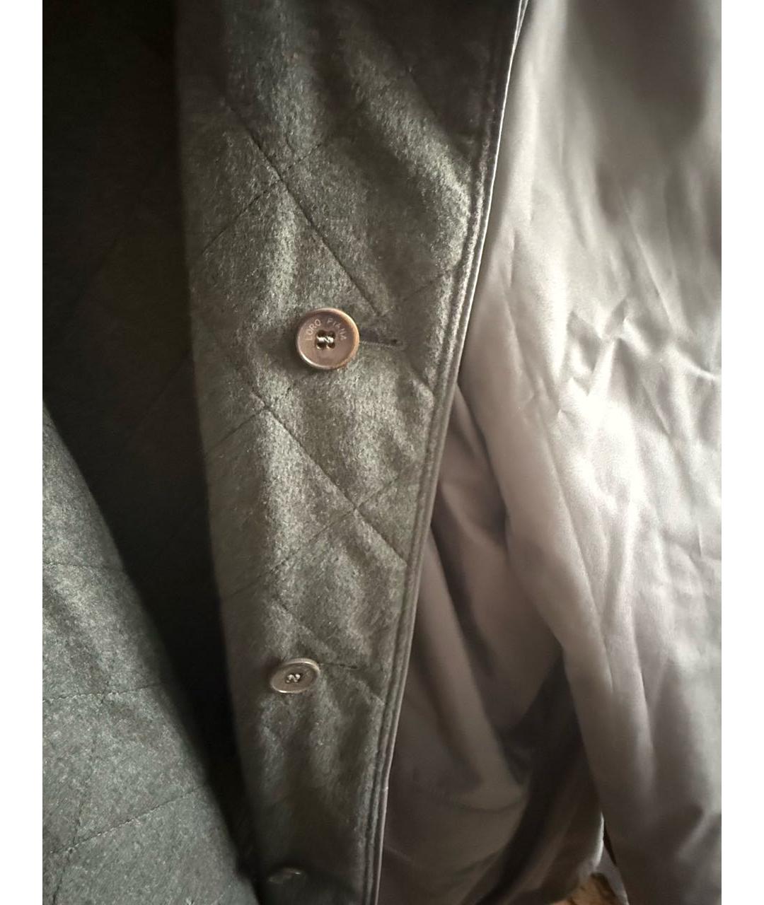 LORO PIANA Серая кашемировая куртка, фото 4