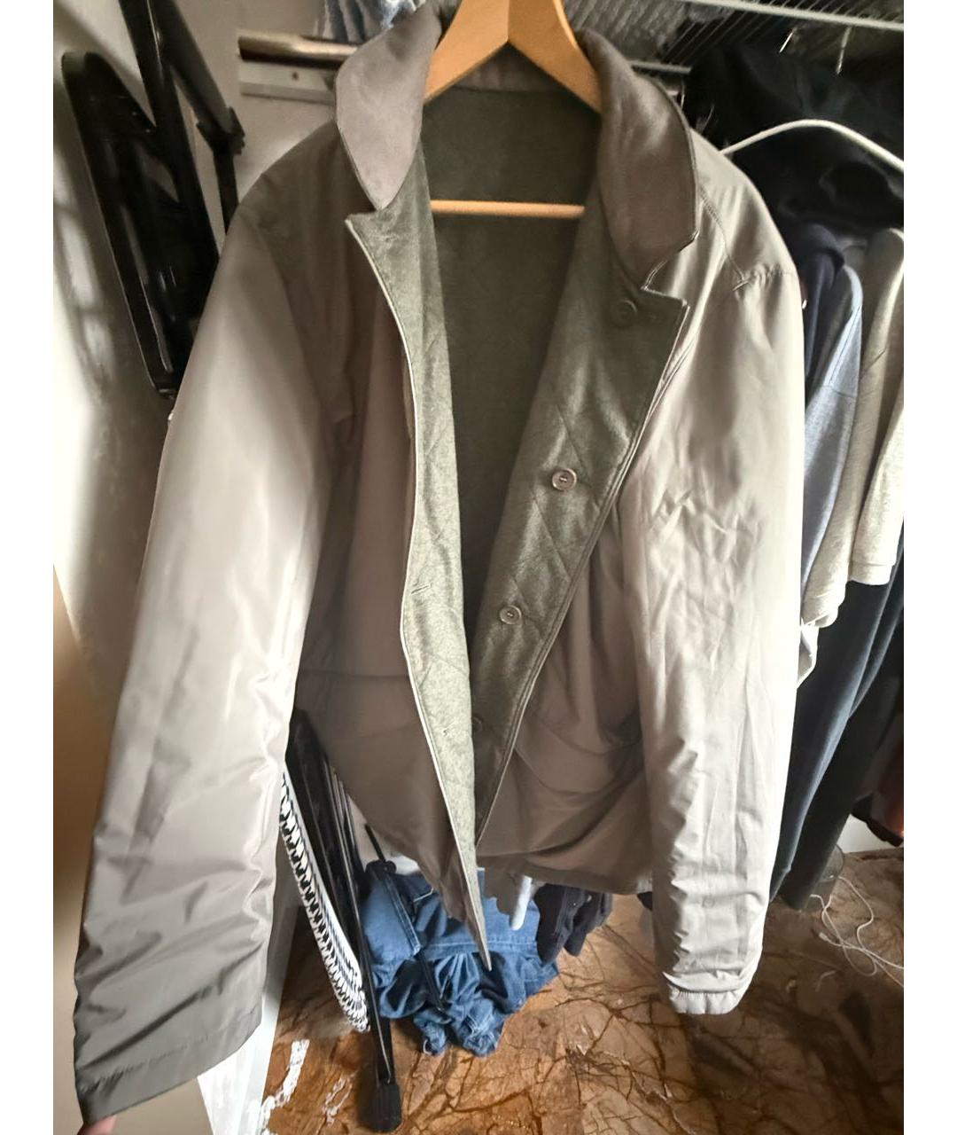 LORO PIANA Серая кашемировая куртка, фото 5