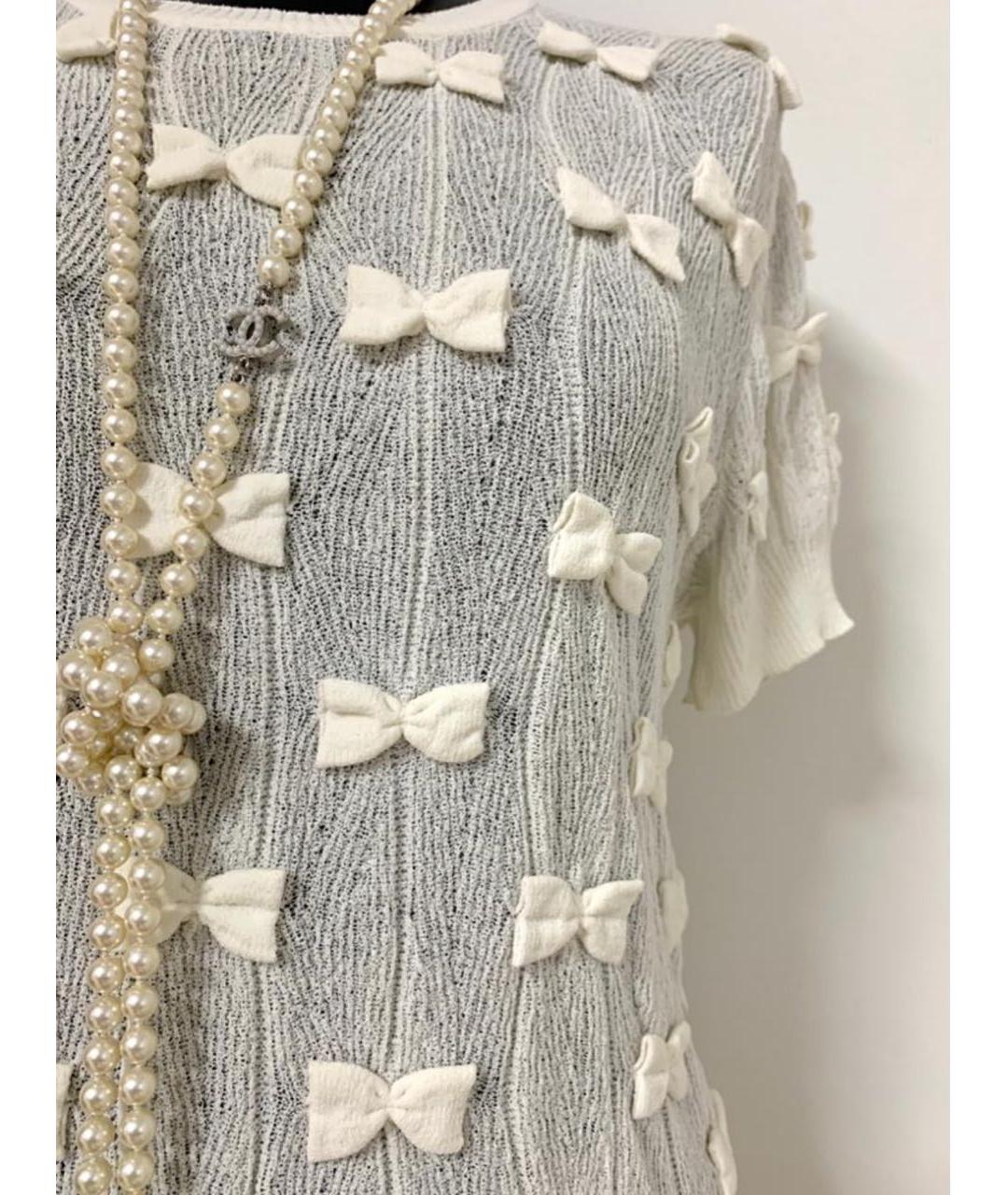 CHANEL Белый джемпер / свитер, фото 5