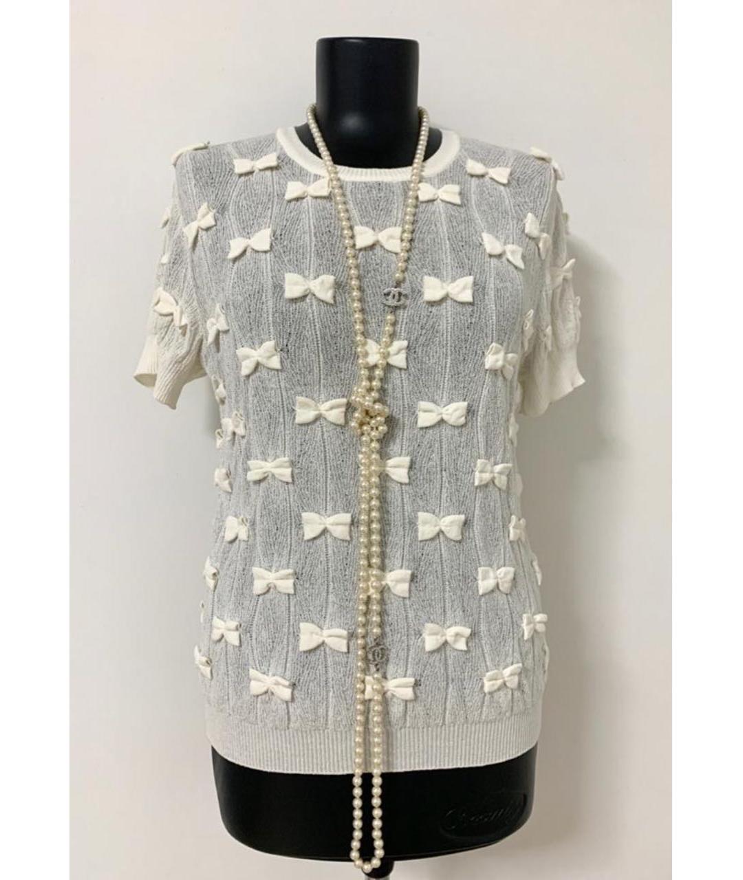 CHANEL Белый джемпер / свитер, фото 2