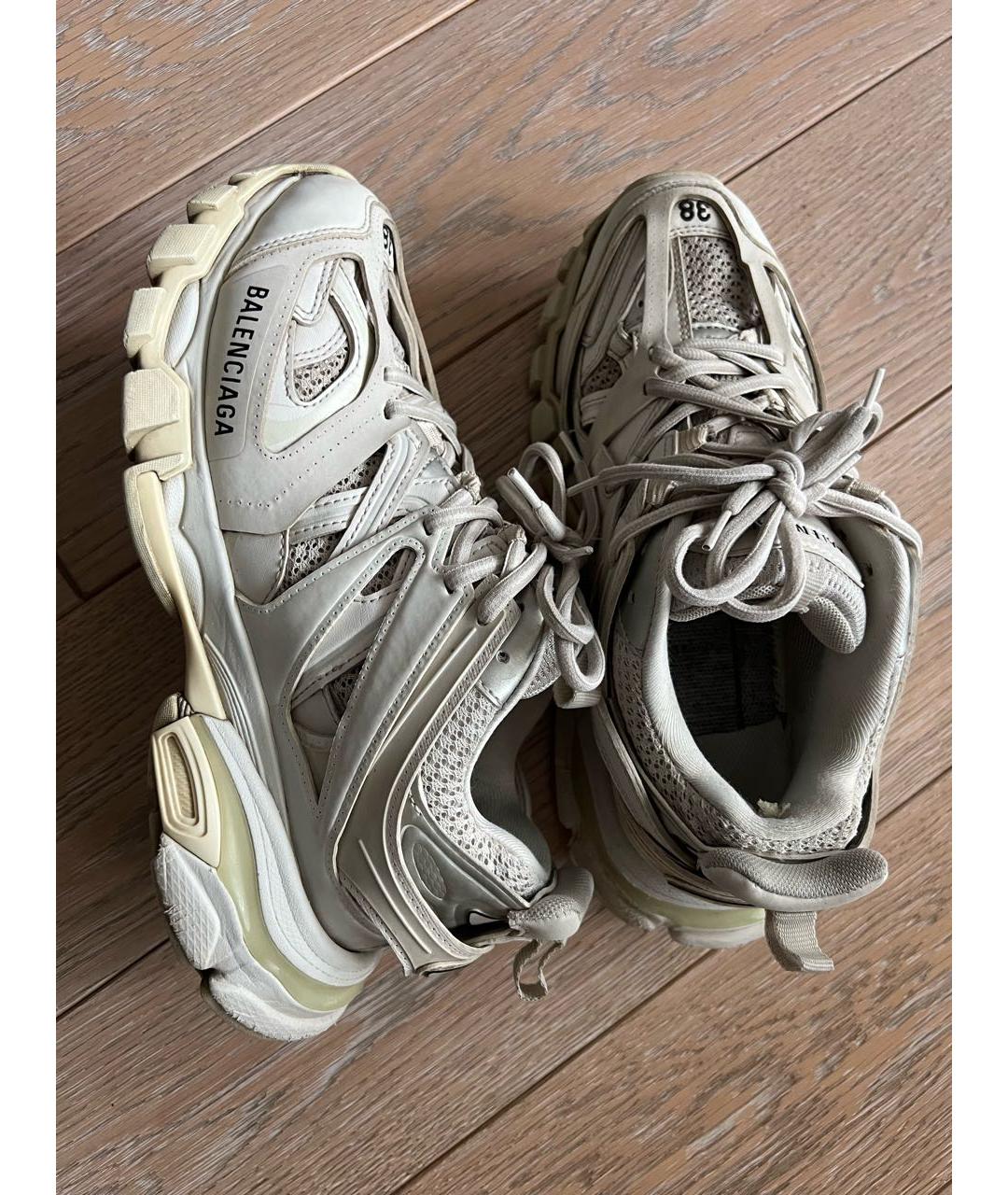 BALENCIAGA Серые текстильные кроссовки, фото 4