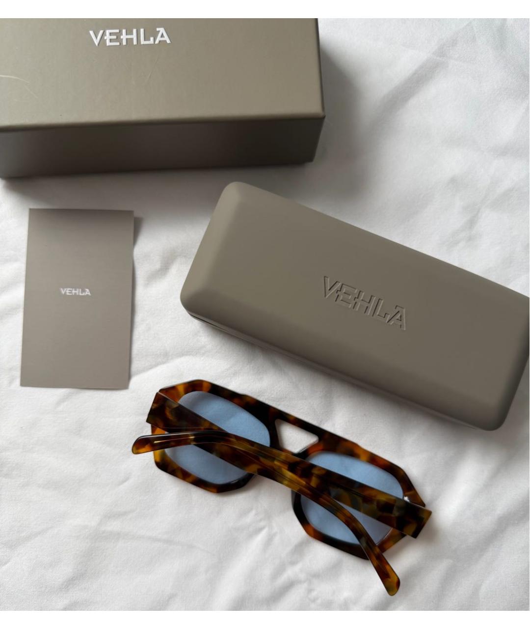 Vehla Коричневые пластиковые солнцезащитные очки, фото 3