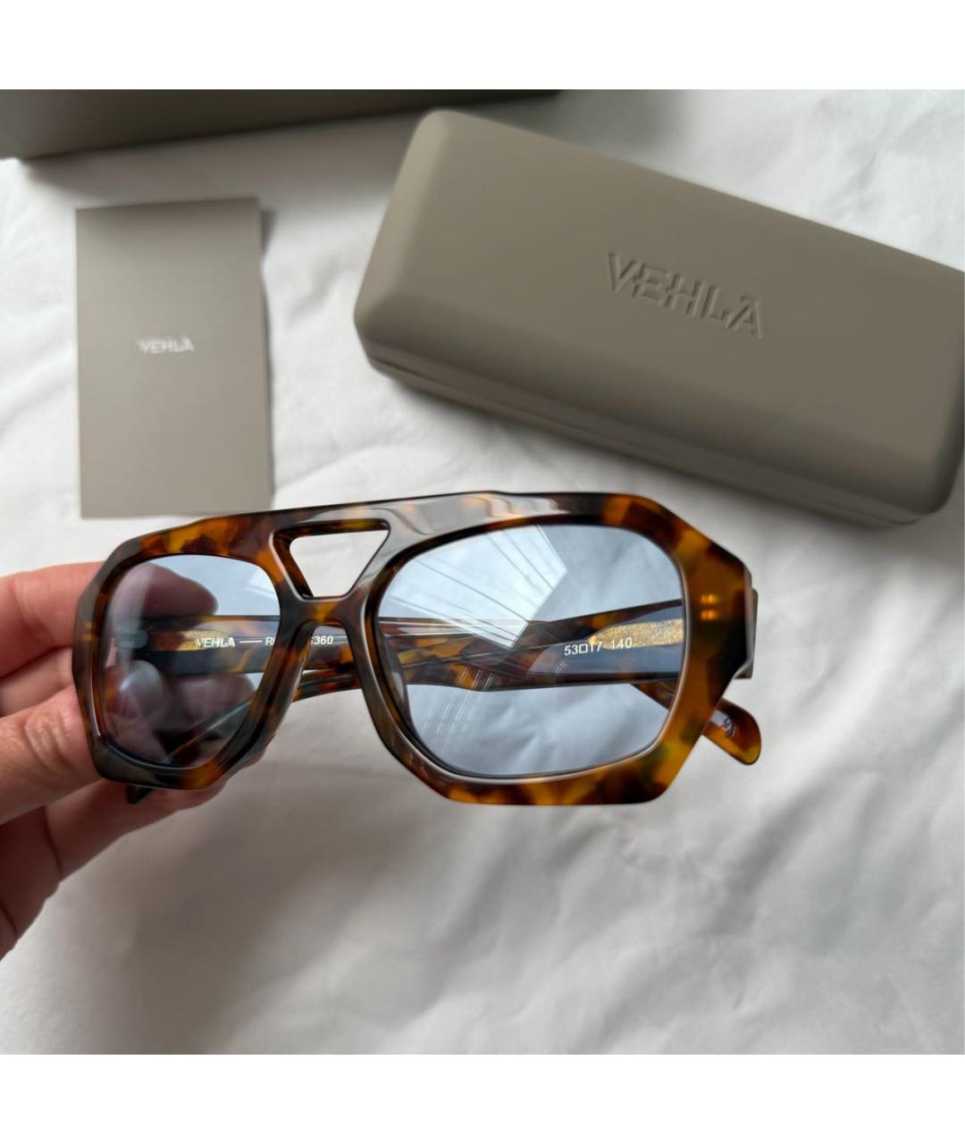 Vehla Коричневые пластиковые солнцезащитные очки, фото 6
