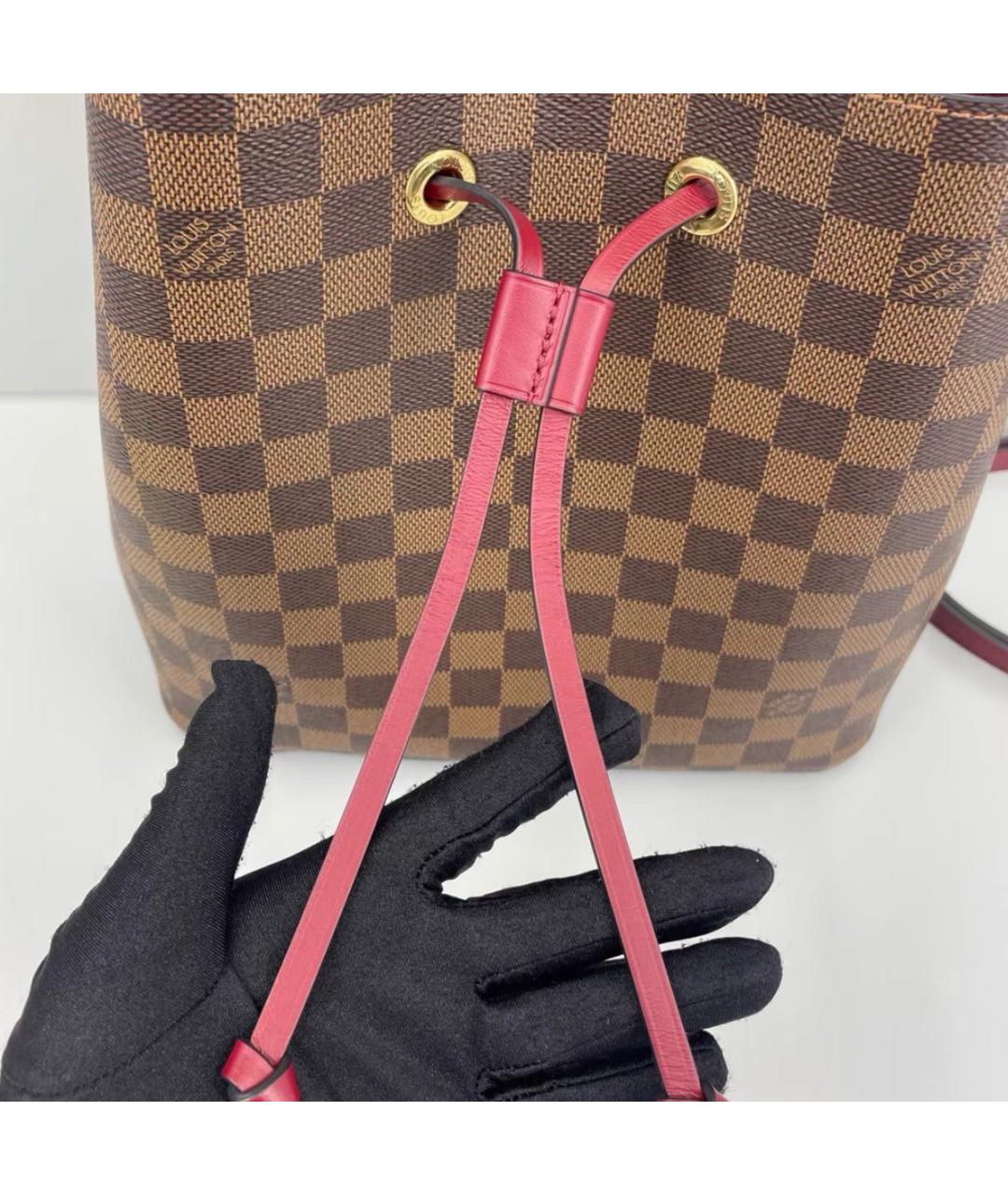 LOUIS VUITTON Коричневая сумка через плечо, фото 6