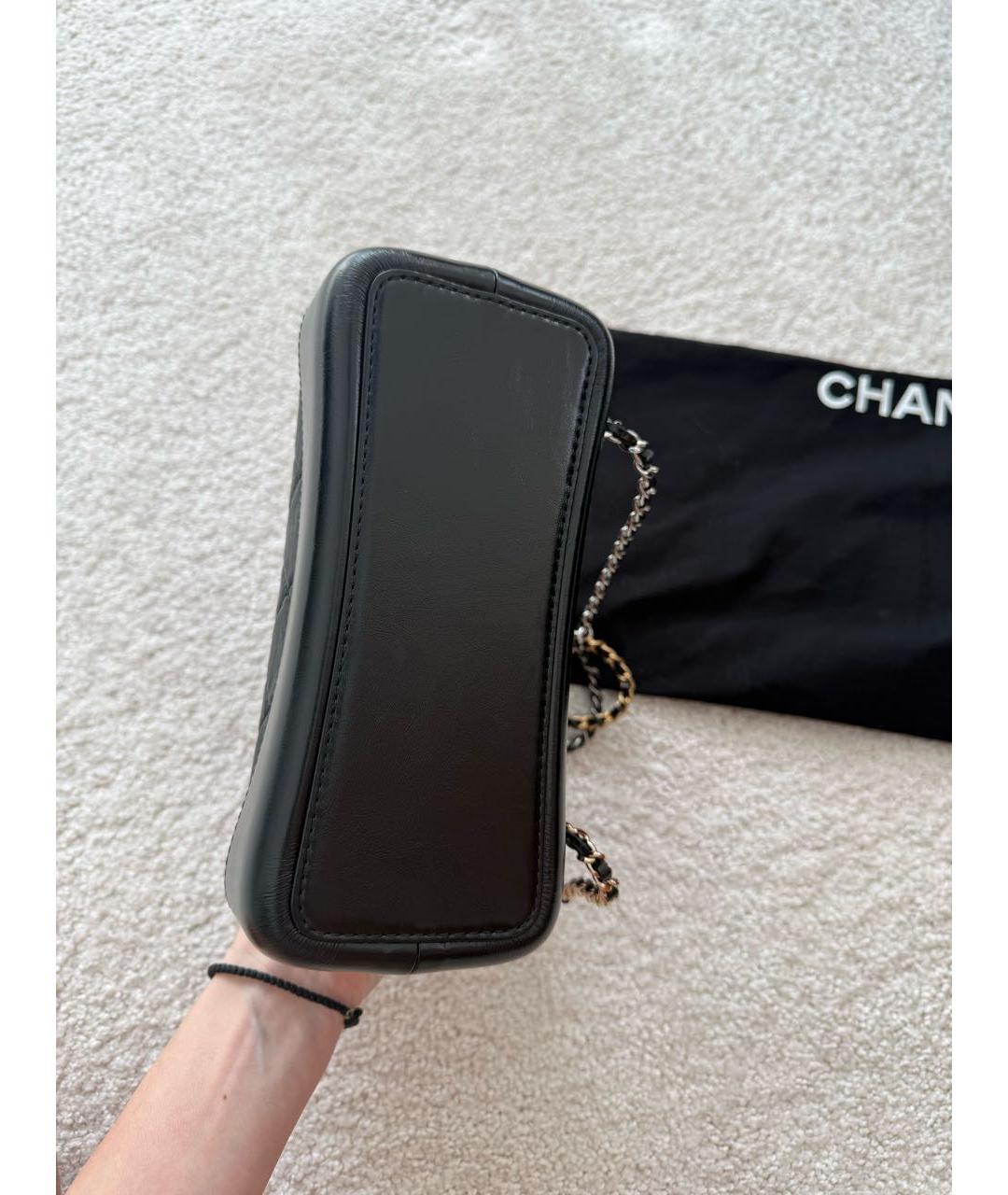 CHANEL Черный кожаный рюкзак, фото 7