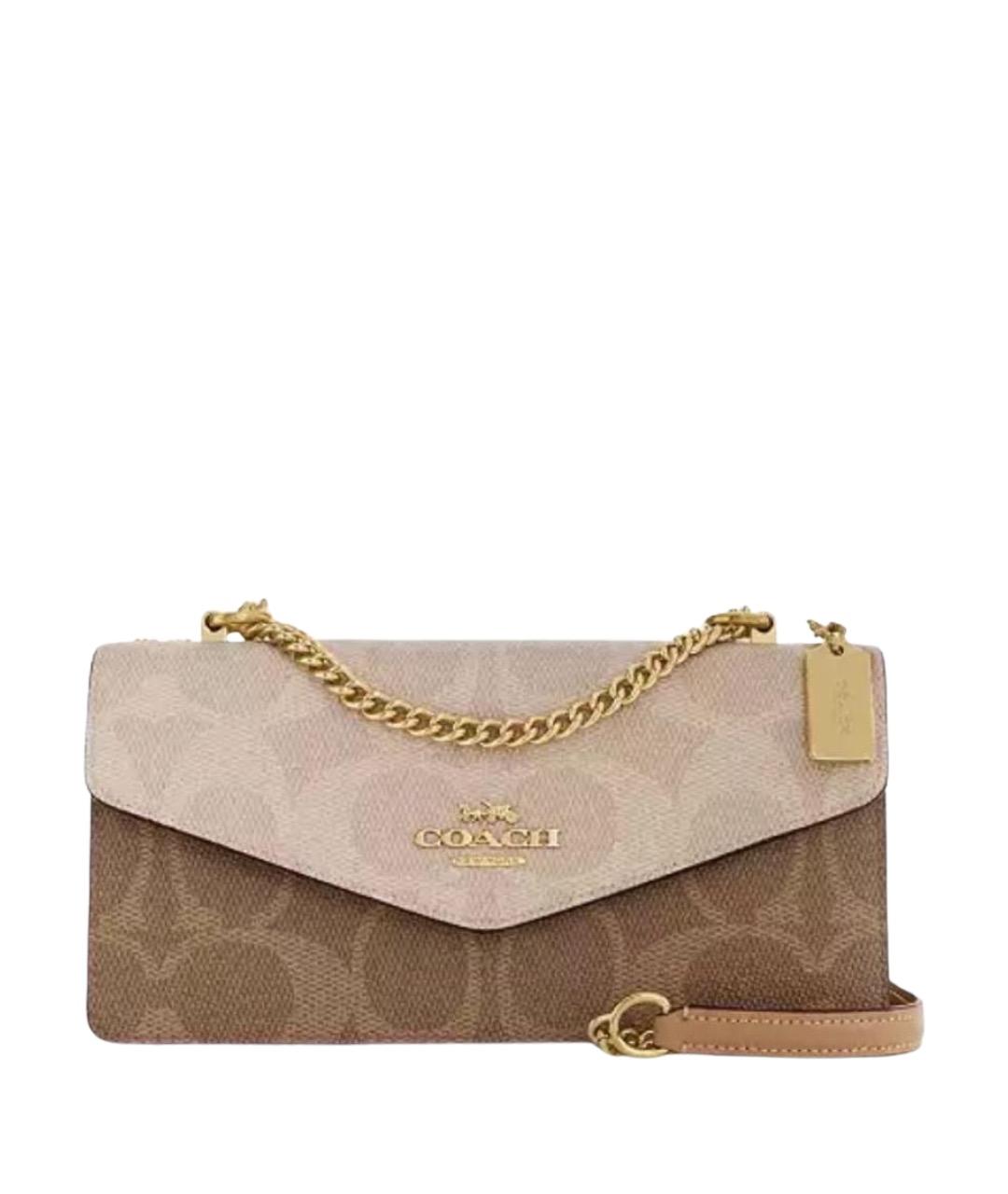 COACH Коричневая сумка через плечо, фото 1