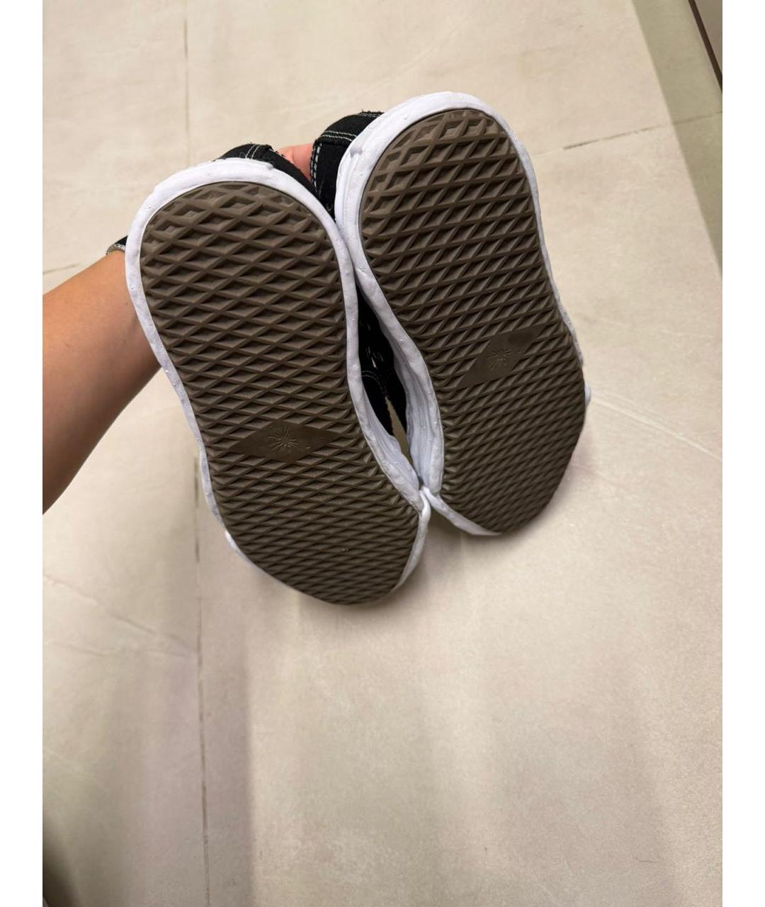 MAISON MIHARA YASUHIRO Черные текстильные кеды, фото 5