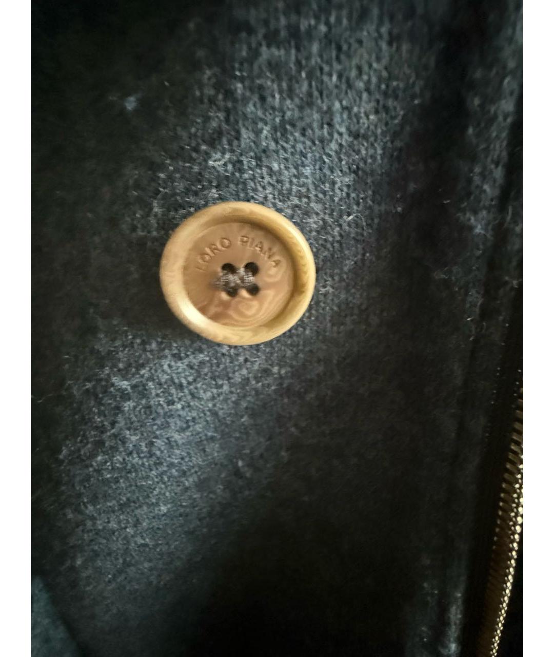 LORO PIANA Темно-синяя кашемировая куртка, фото 4